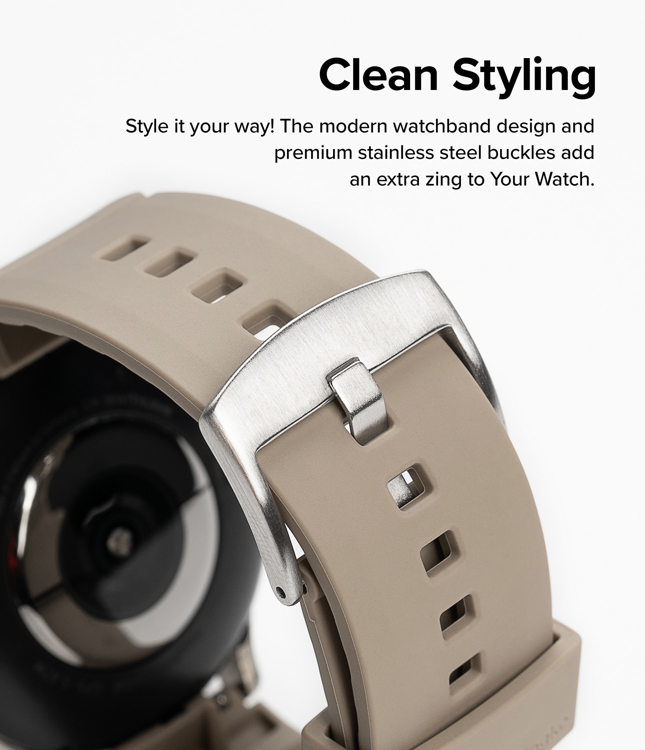 Samsung Galaxy Watch 7 44mm Rem Rubber One Bold Grå