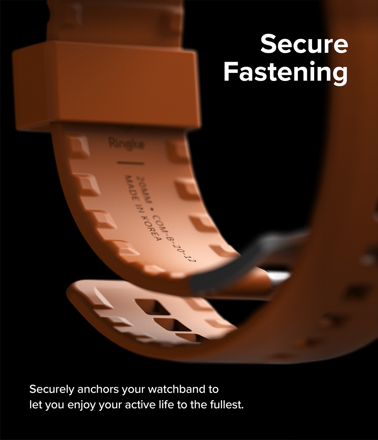 Samsung Galaxy Watch 7 44mm Rem Rubber One Bold Orange