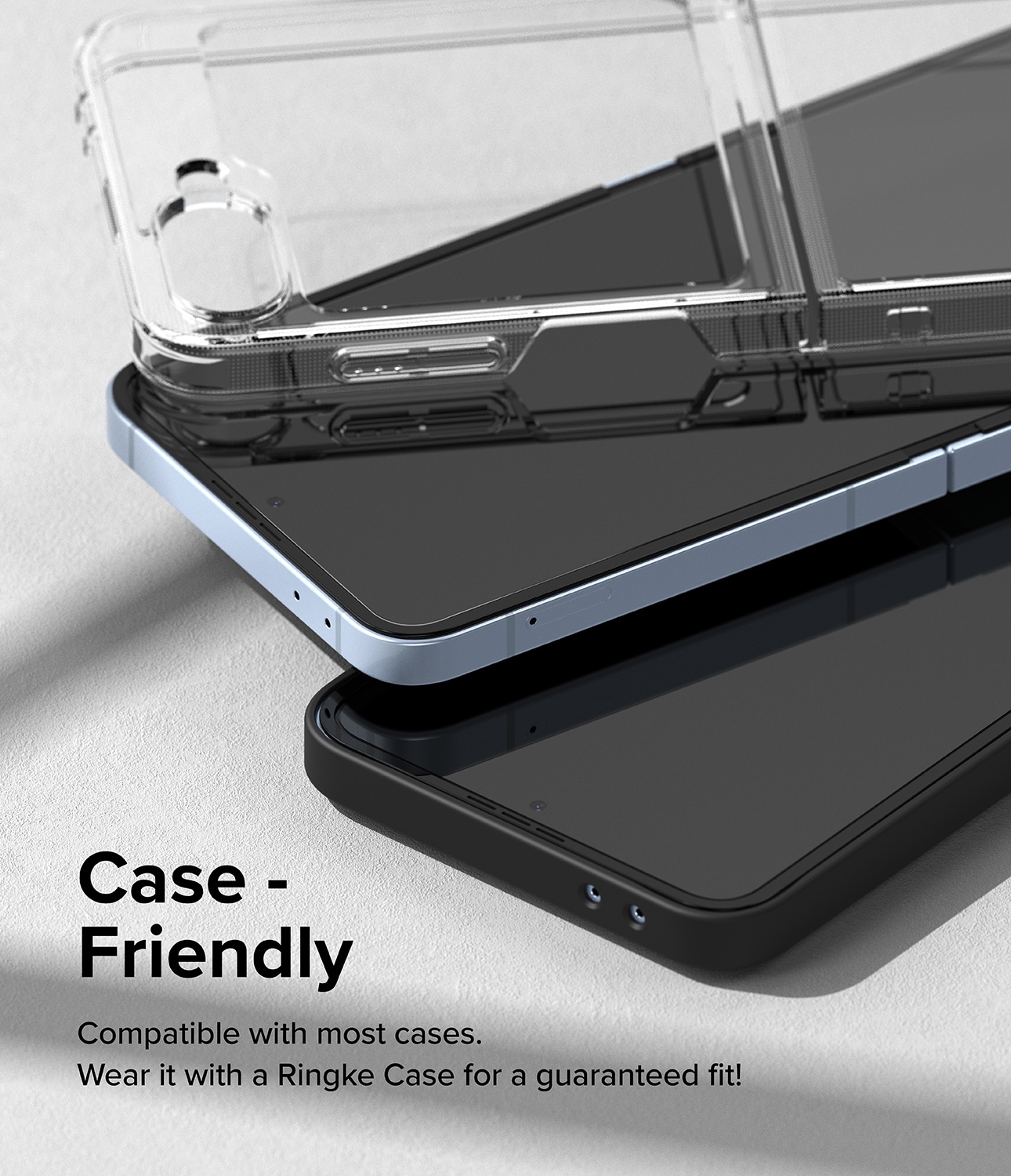 Samsung Galaxy Z Flip 7 FE Skærmbeskytter beskyttelsesfilm - Dual Easy (2-pak)