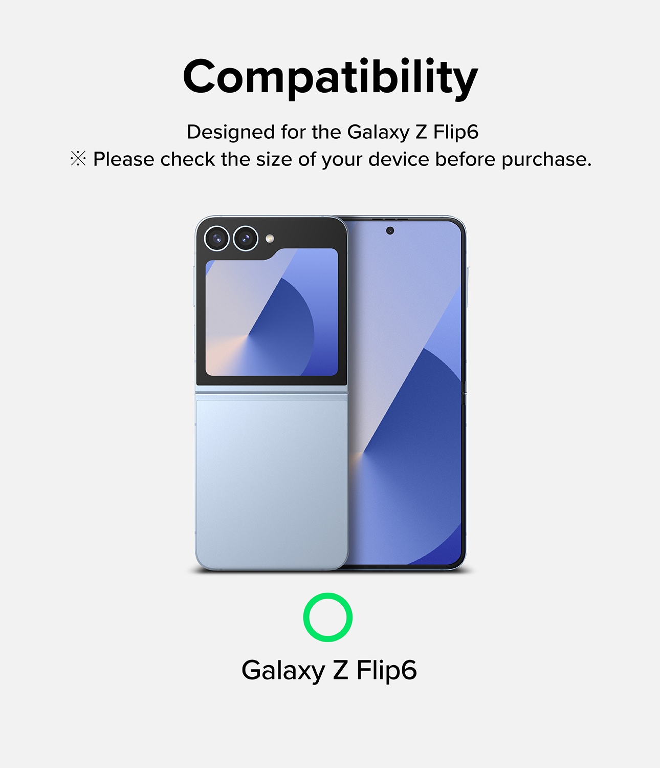 Samsung Galaxy Z Flip 7 FE Skærmbeskytter beskyttelsesfilm - Dual Easy (2-pak)