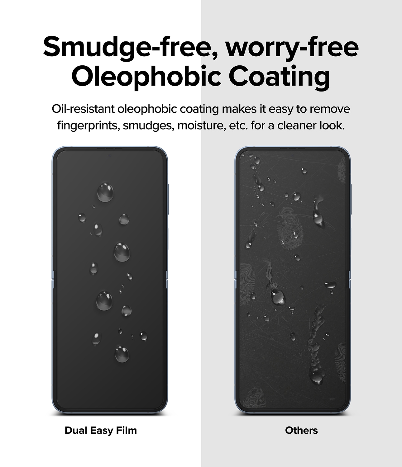Samsung Galaxy Z Flip 7 FE Skærmbeskytter beskyttelsesfilm - Dual Easy (2-pak)