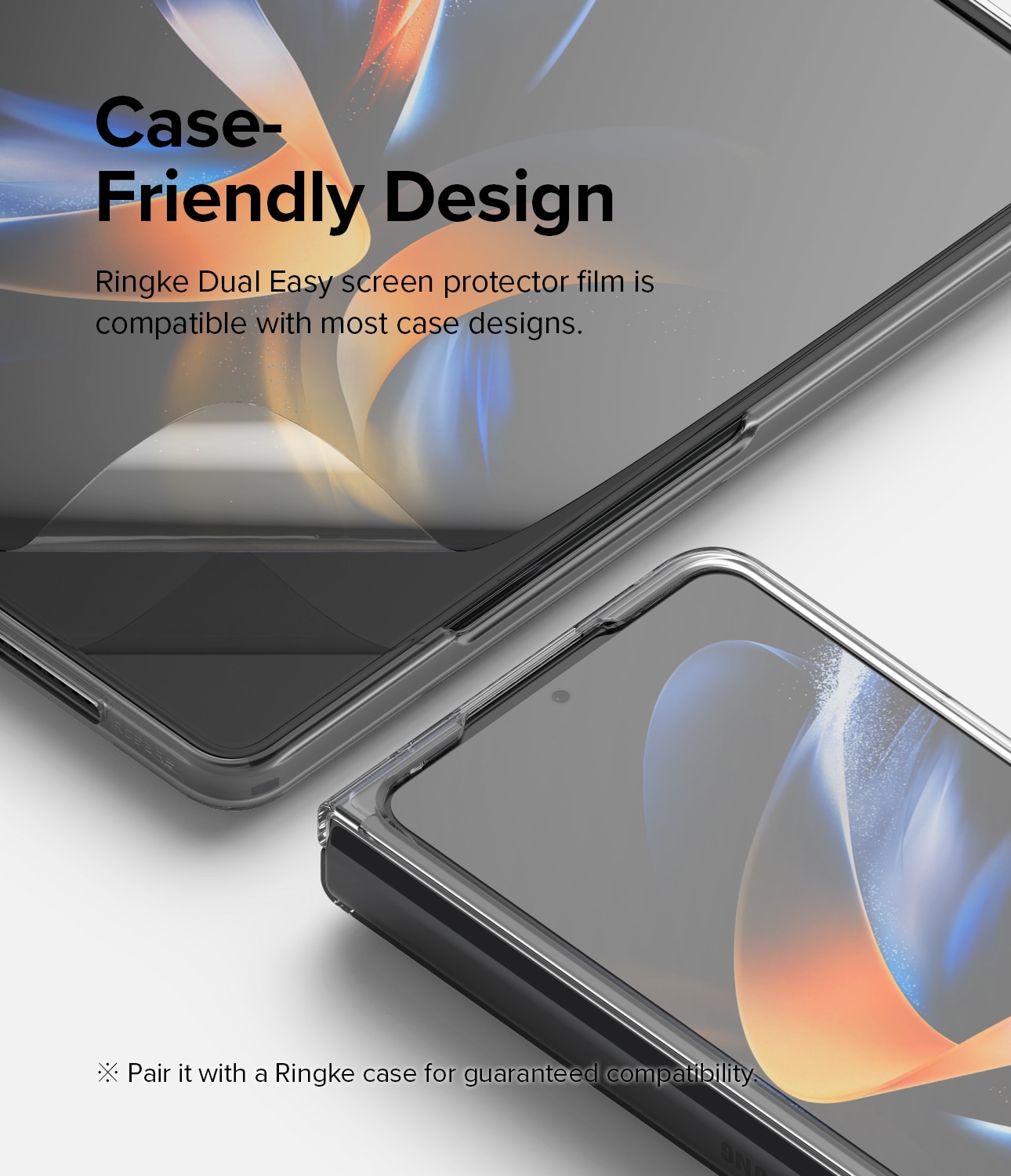 Samsung Galaxy Z Fold 4 Skærmbeskytter beskyttelsesfilm - Dual Easy