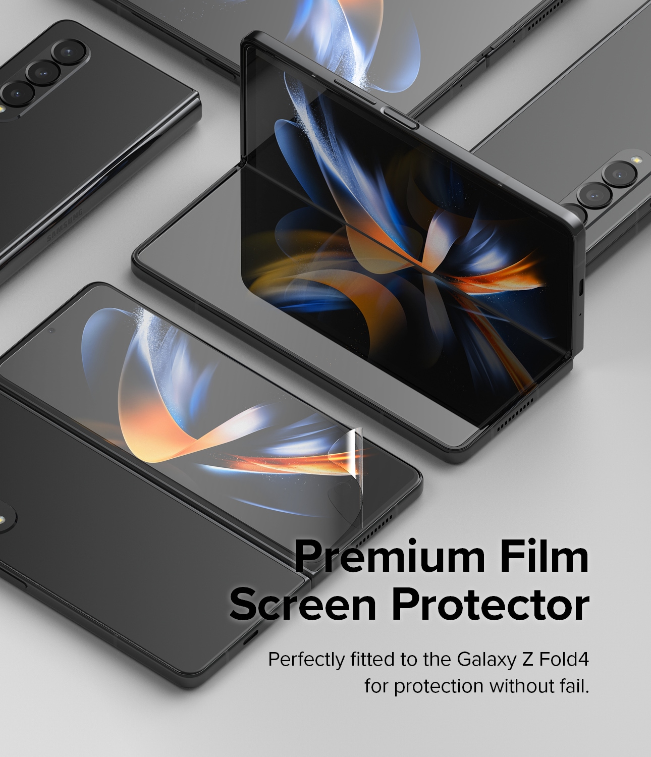 Samsung Galaxy Z Fold 4 Skærmbeskytter beskyttelsesfilm - Dual Easy