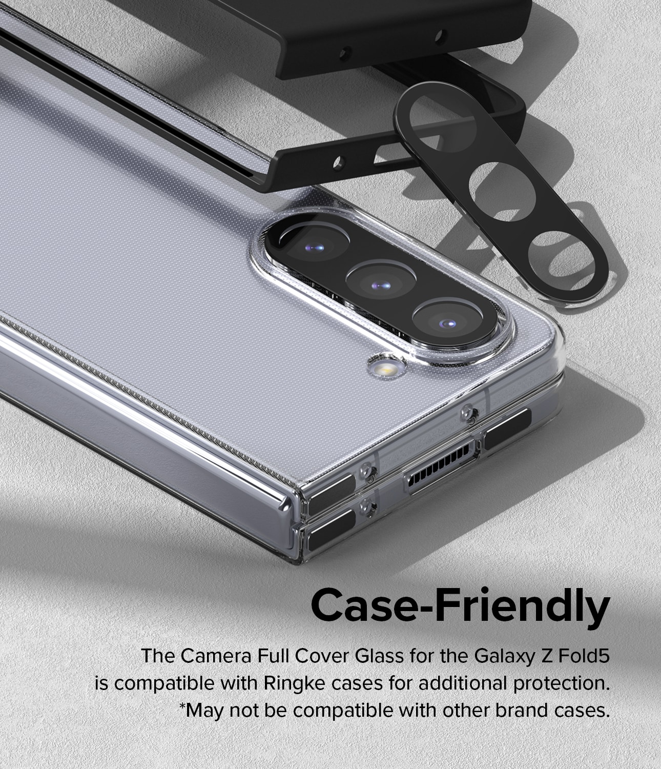 Samsung Galaxy Z Fold 5 Kamerabeskyttelse i glas (2-pak)