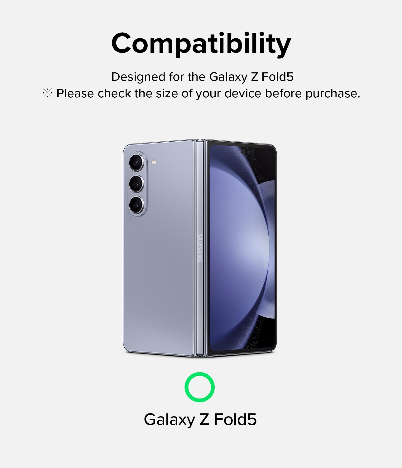 Samsung Galaxy Z Fold 5 Skærmbeskytter beskyttelsesfilm - Dual Easy