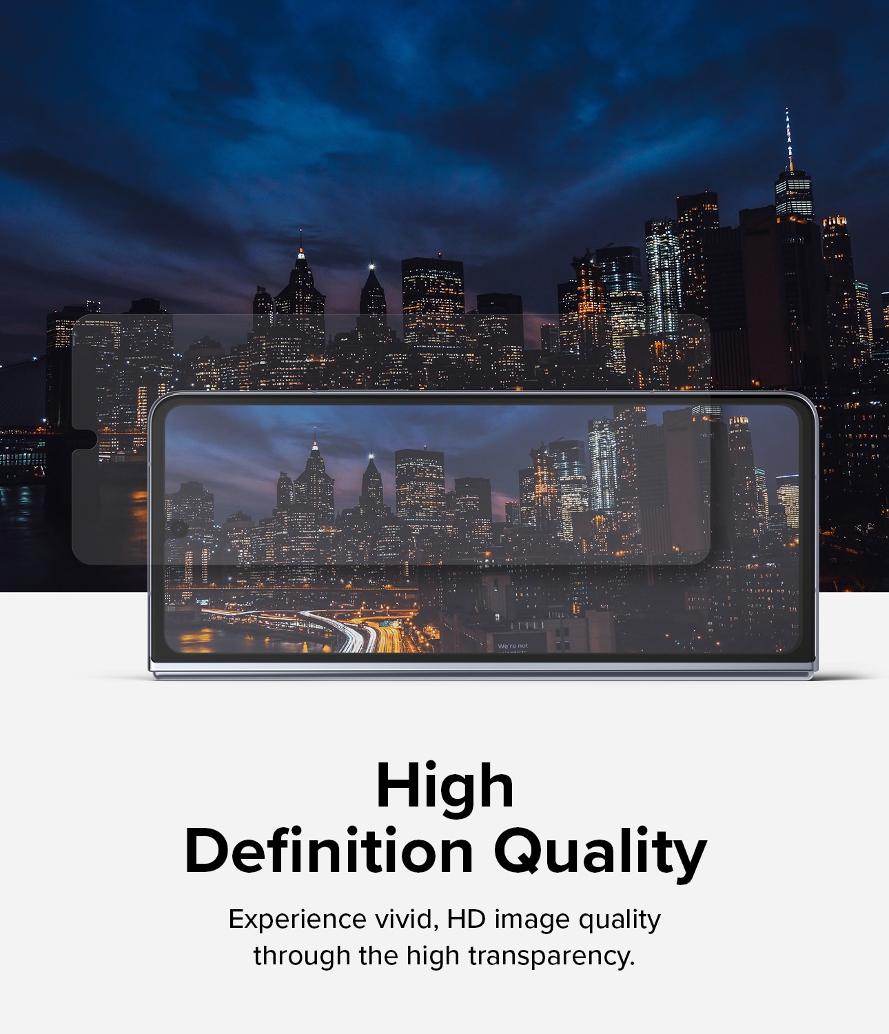 Samsung Galaxy Z Fold 5 Skærmbeskytter beskyttelsesfilm - Dual Easy
