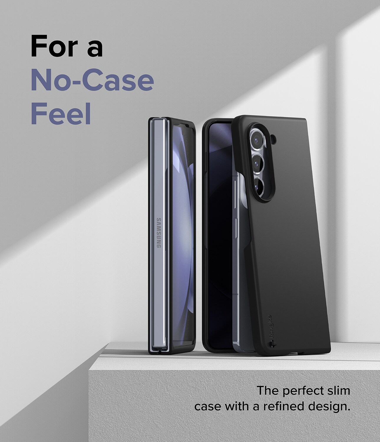Samsung Galaxy Z Fold 5 Slim cover, Sort