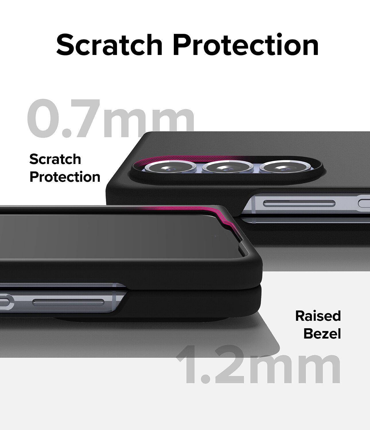 Samsung Galaxy Z Fold 5 Slim cover, Sort