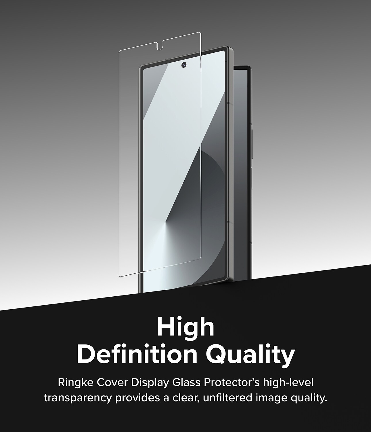 Samsung Galaxy Z Fold 6 Ydre skærmbeskytter i glas (2-pak)