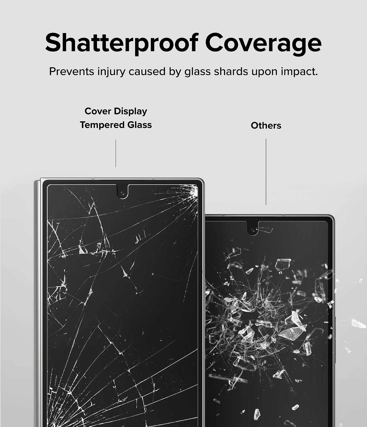 Samsung Galaxy Z Fold 6 Ydre skærmbeskytter i glas (2-pak)
