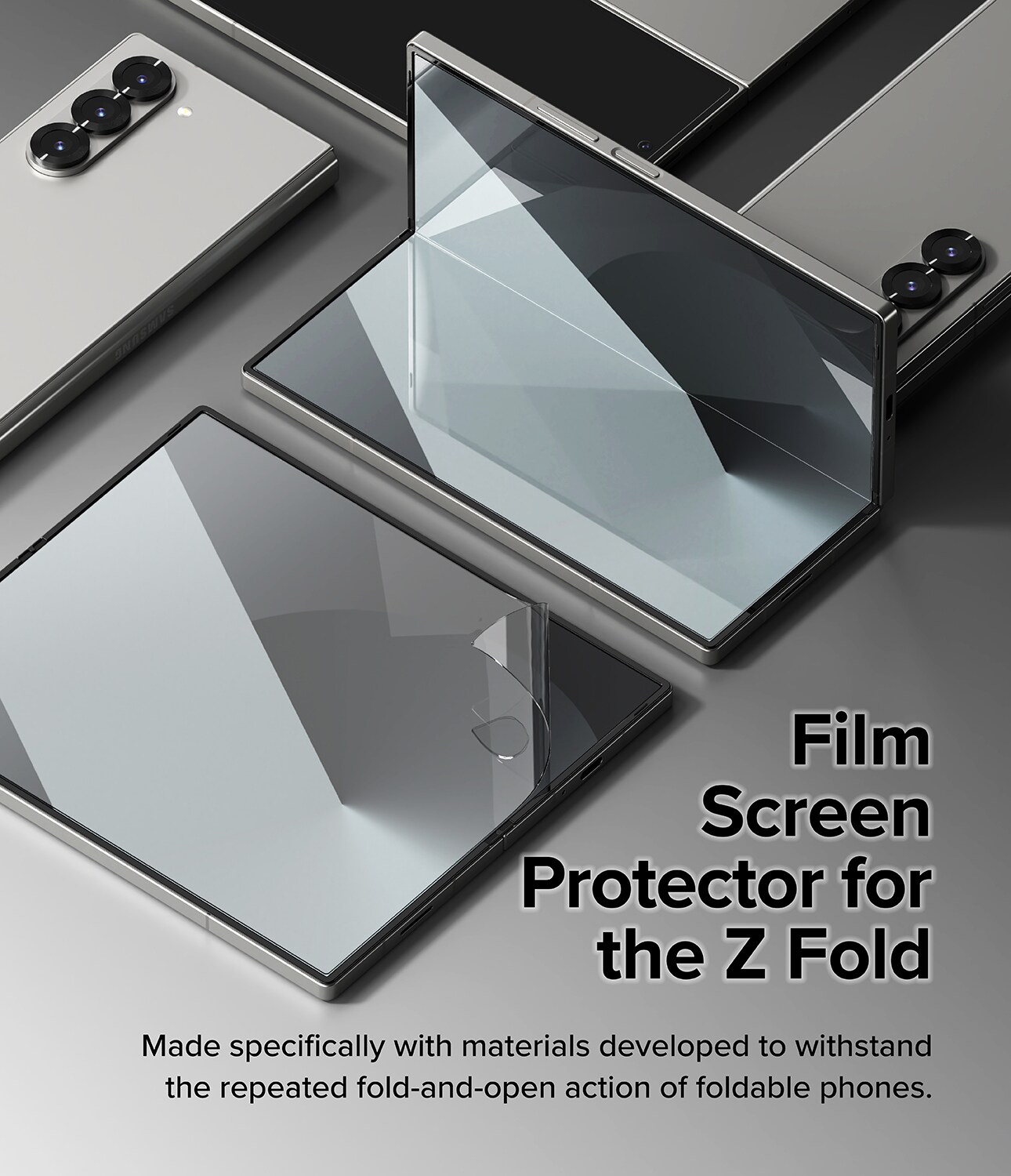 Samsung Galaxy Z Fold 6 Skærmbeskytter beskyttelsesfilm - Dual Easy (2-pak)