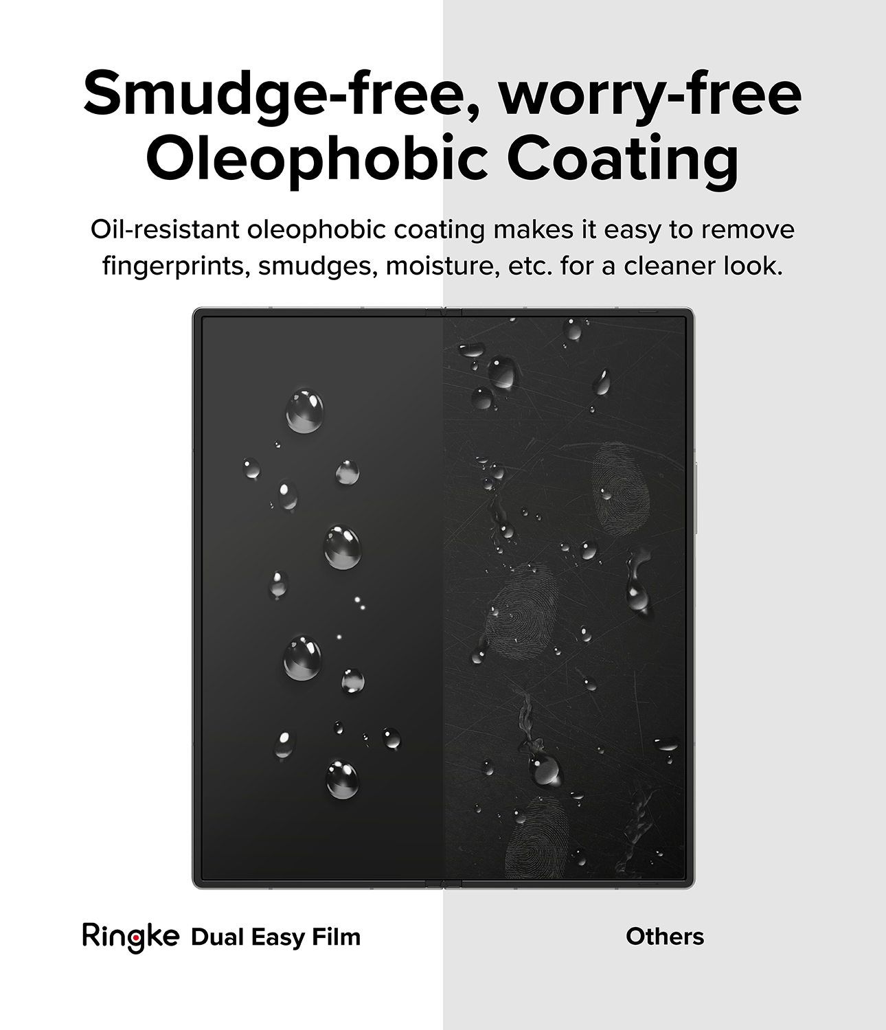 Samsung Galaxy Z Fold 6 Skærmbeskytter beskyttelsesfilm - Dual Easy (2-pak)