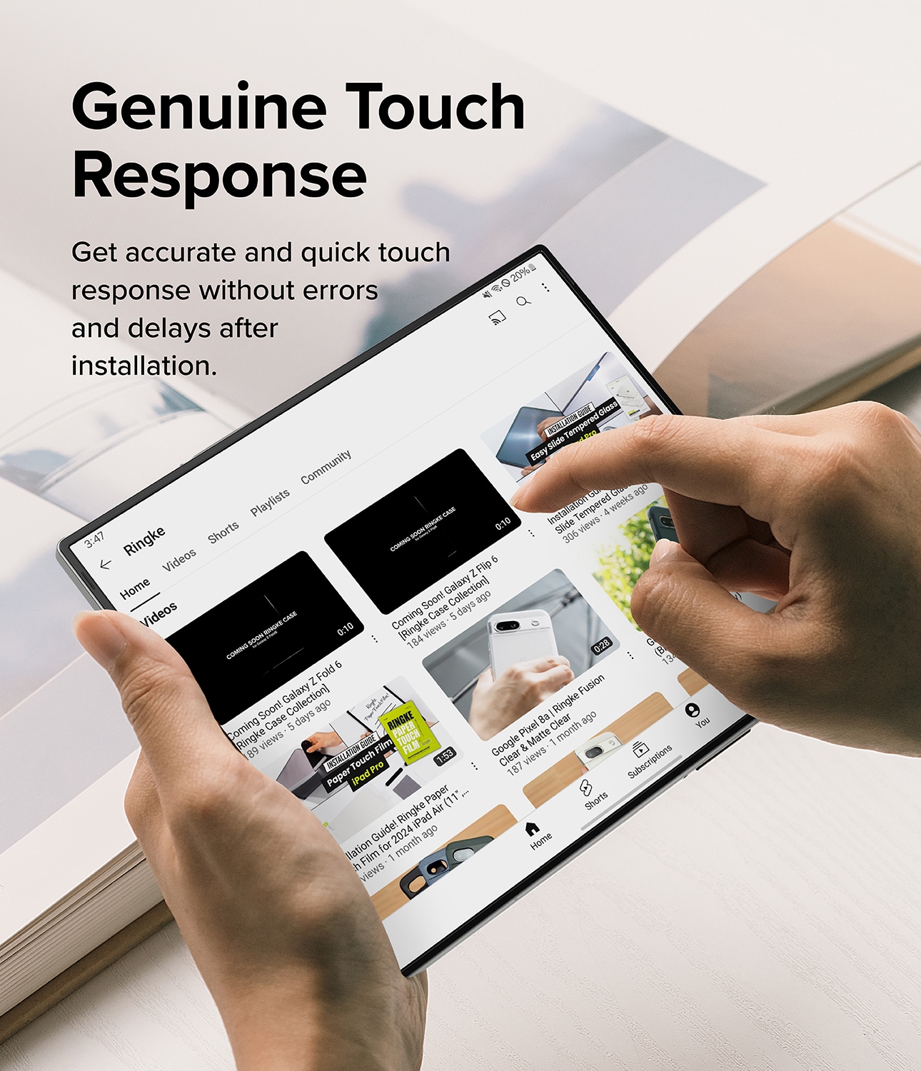 Samsung Galaxy Z Fold 6 Skærmbeskytter beskyttelsesfilm - Dual Easy (2-pak)