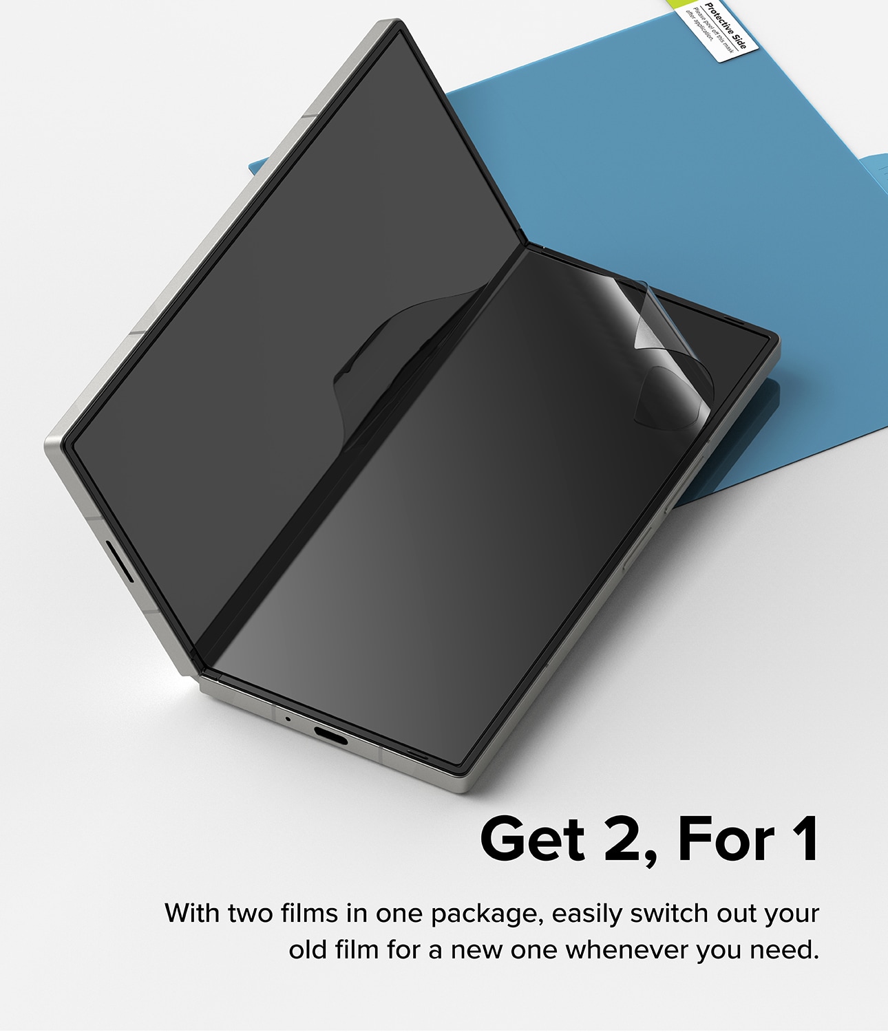 Samsung Galaxy Z Fold 6 Skærmbeskytter beskyttelsesfilm - Dual Easy (2-pak)