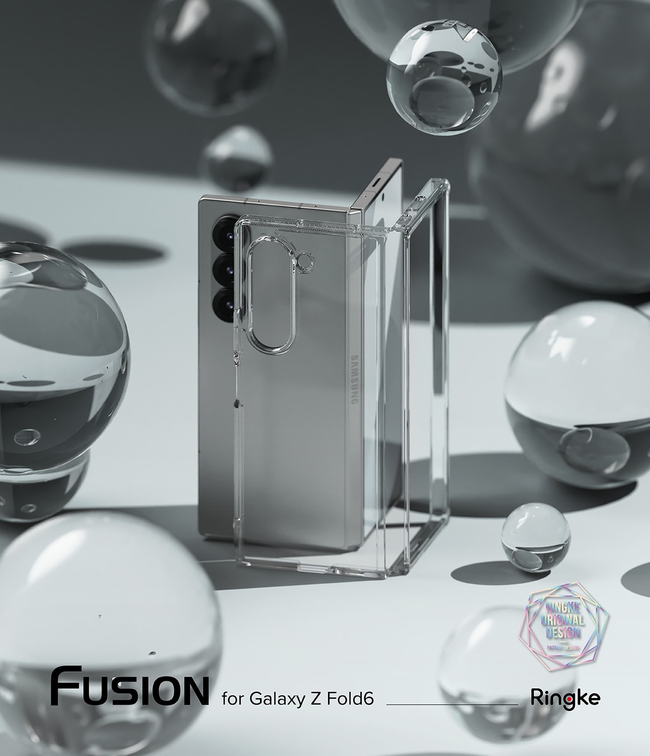 Samsung Galaxy Z Fold 6 Fusion MagSafe cover, Gennemsigtig