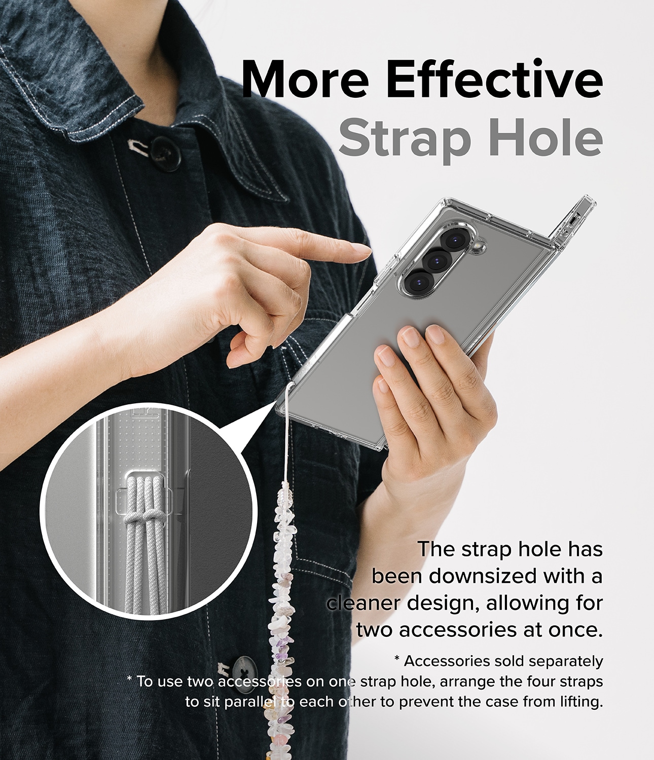 Samsung Galaxy Z Fold 6 Fusion MagSafe cover, Gennemsigtig