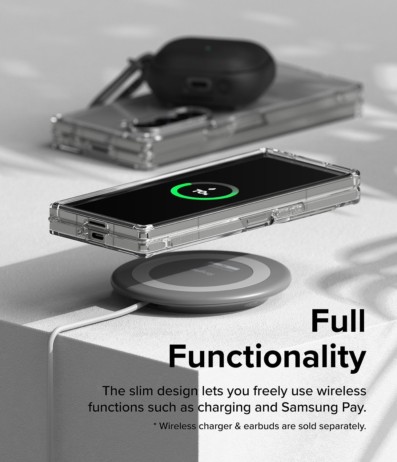 Samsung Galaxy Z Fold 6 Fusion MagSafe cover, Gennemsigtig
