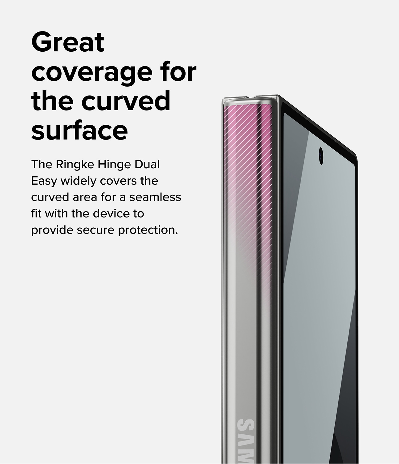 Samsung Galaxy Z Fold 4 Hinge beskyttelsesfilm - Dual Easy (2-pak)