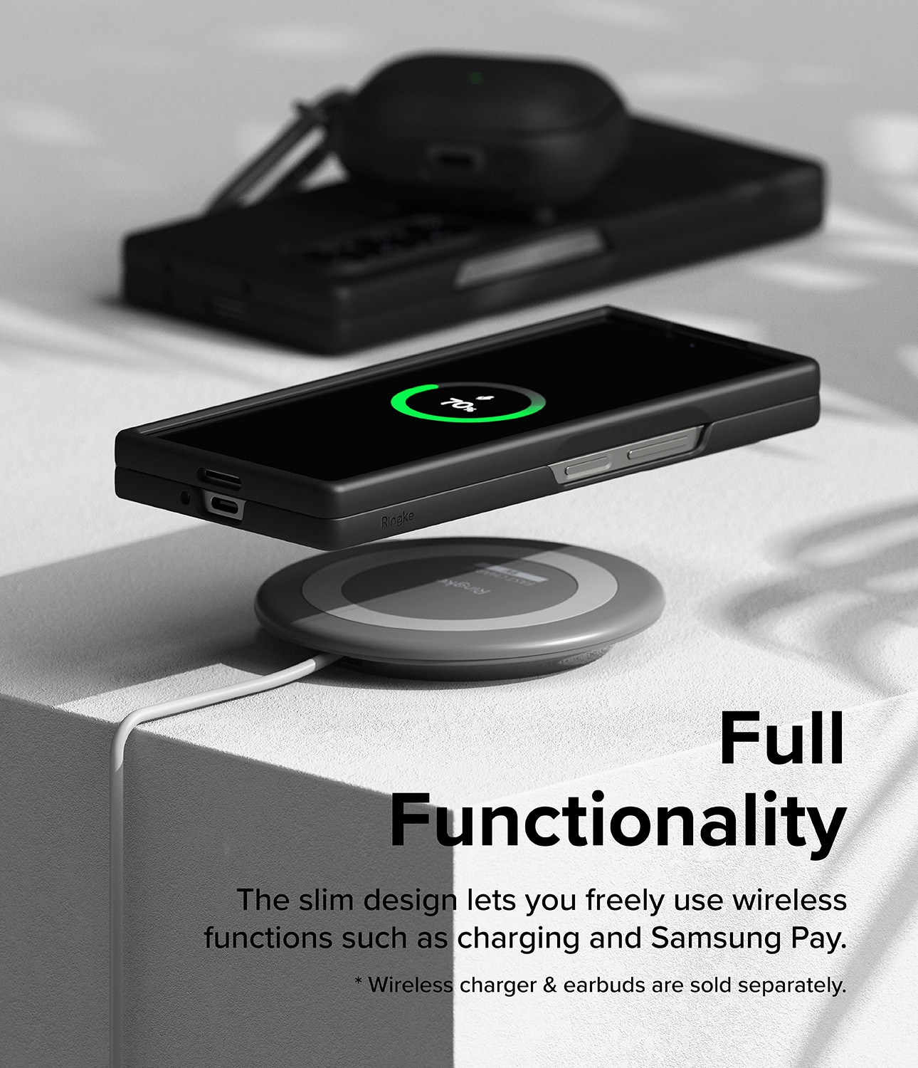 Samsung Galaxy Z Fold 6 Slim cover, Sort