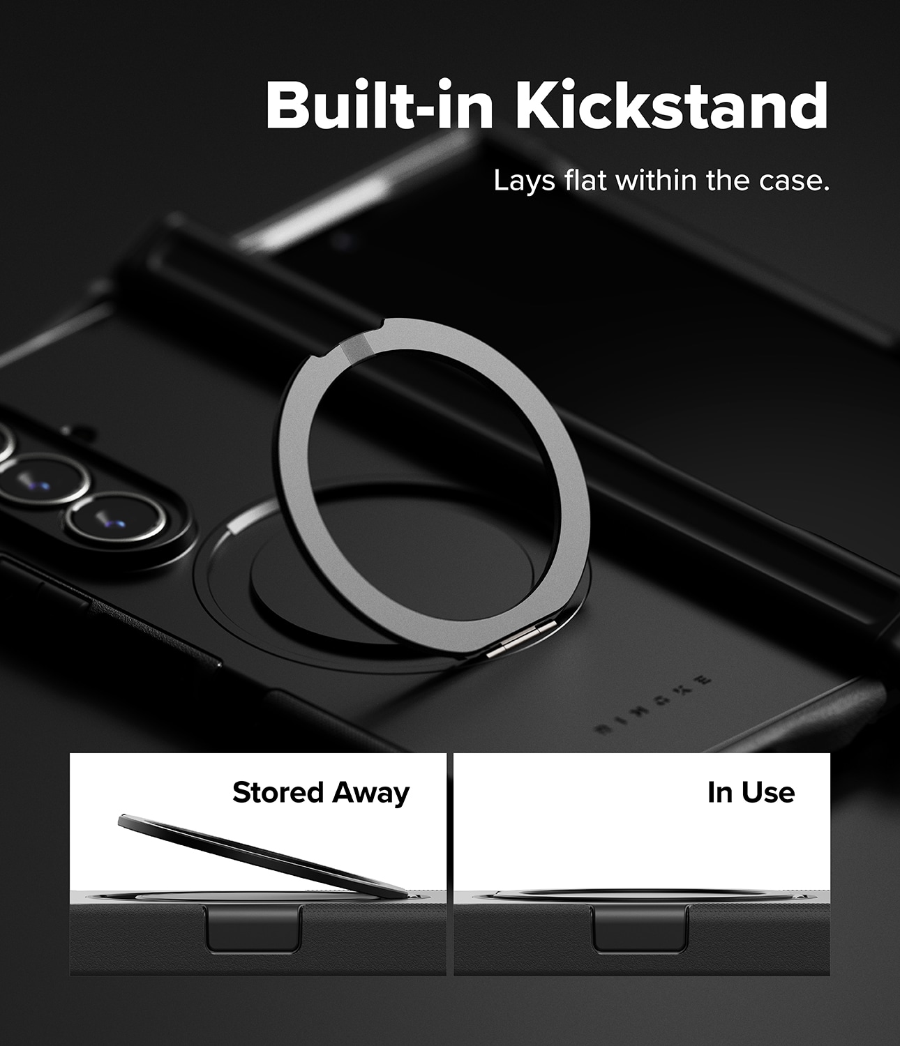 Samsung Galaxy Z Fold 7 Alles magnetiske cover, Sort