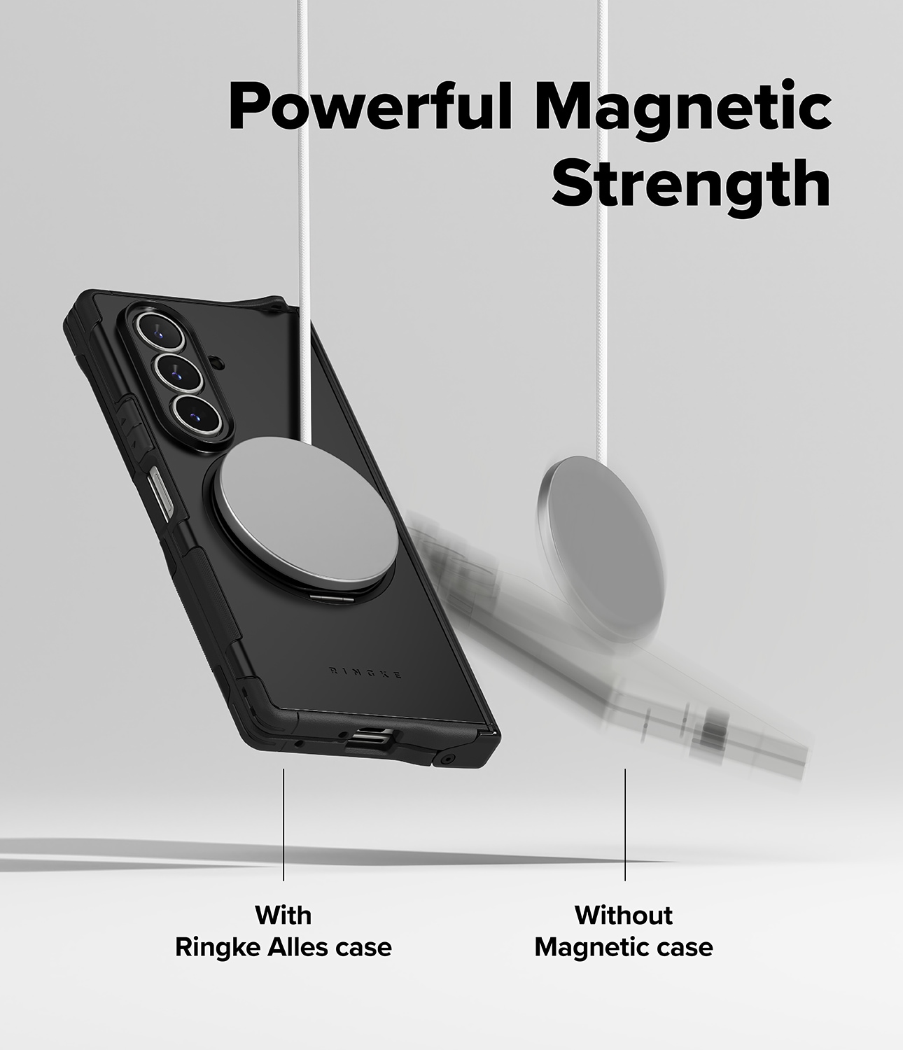 Samsung Galaxy Z Fold 7 Alles magnetiske cover, Sort