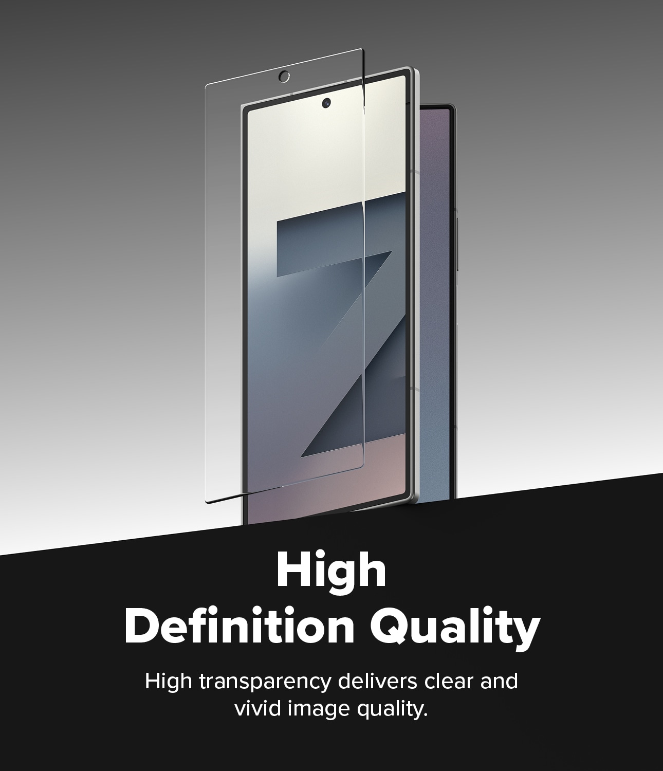 Samsung Galaxy Z Fold 7 Ydre skærmbeskytter i glas med monteringsramme (2-pak)