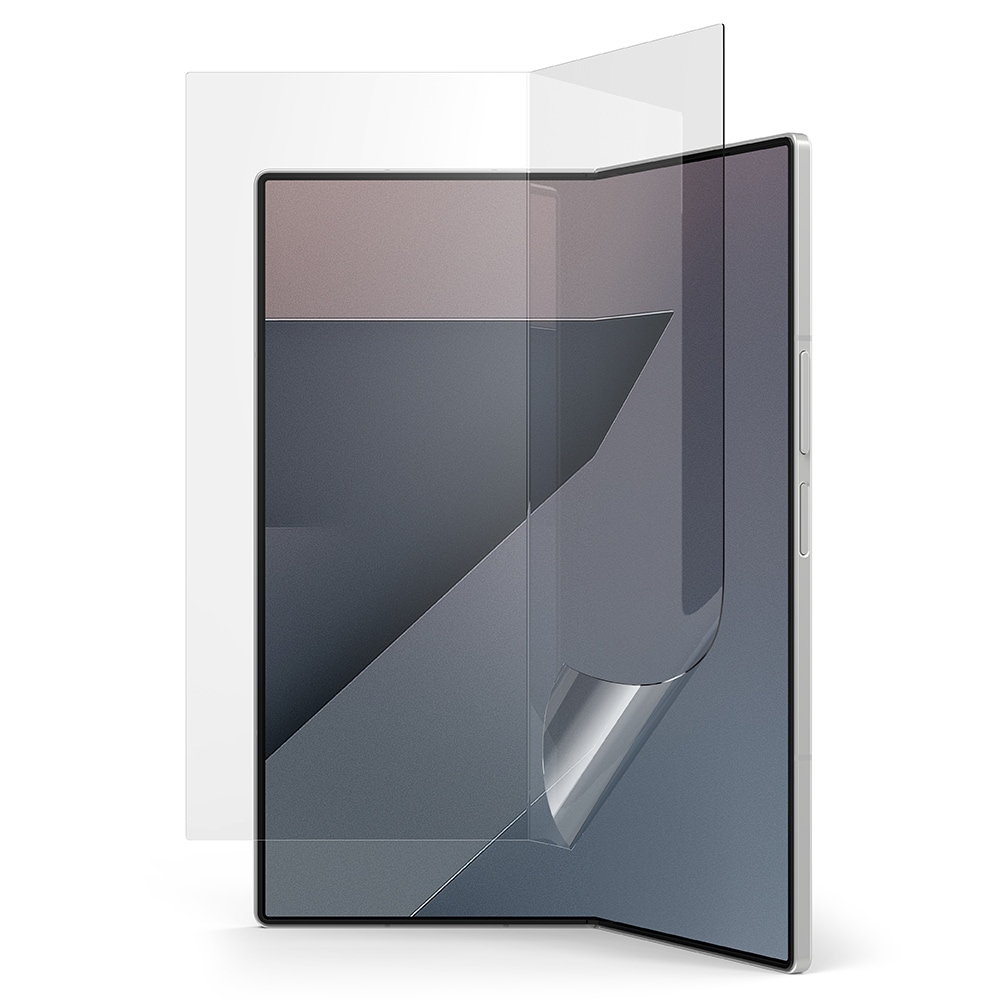Samsung Galaxy Z Fold 7 Skærmbeskytter beskyttelsesfilm med installationsramme - Dual Easy (2-pak)