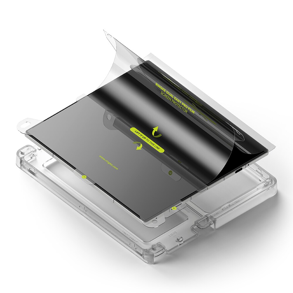Samsung Galaxy Z Fold 7 Skærmbeskytter beskyttelsesfilm med installationsramme - Dual Easy (2-pak)