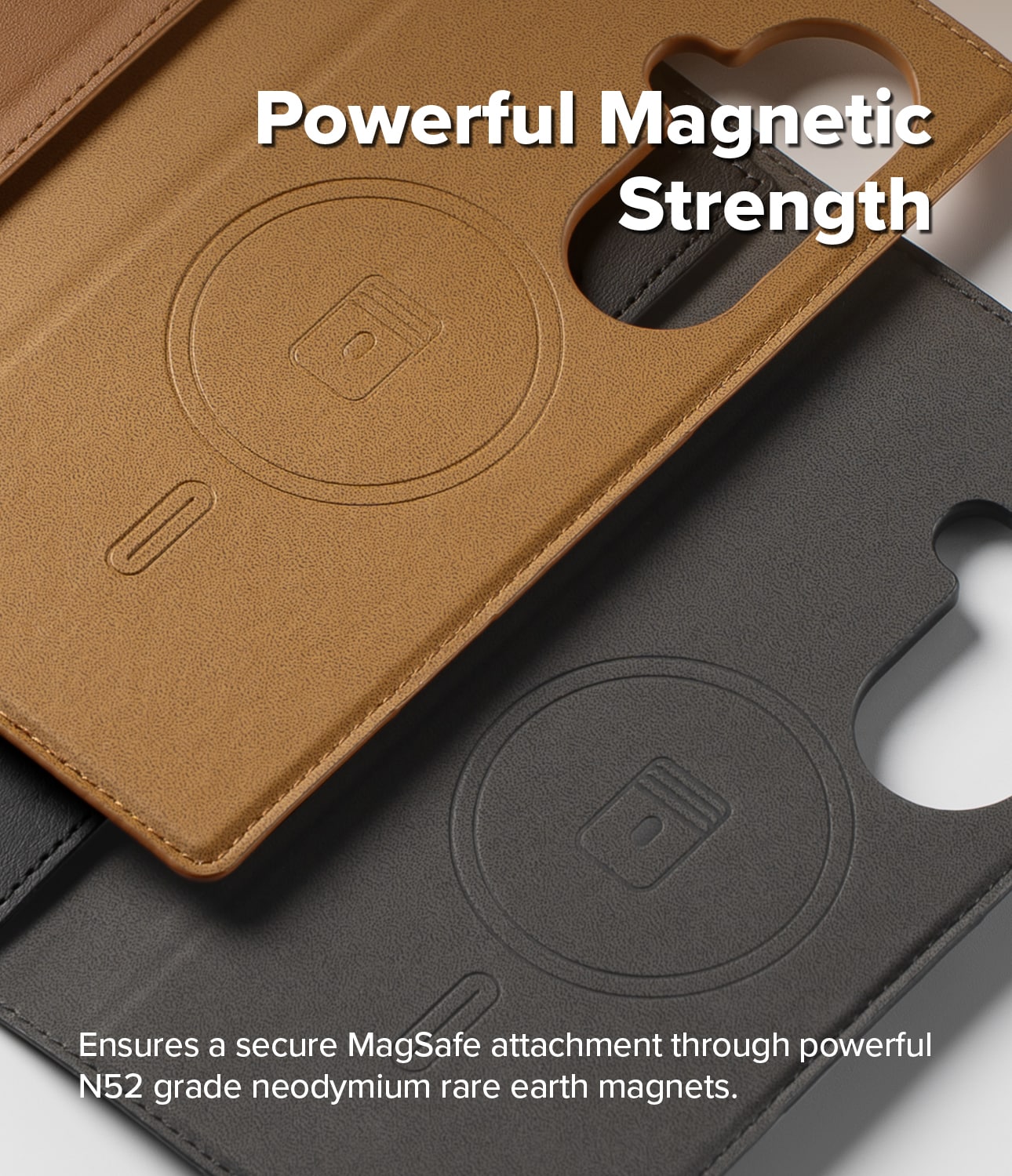 Samsung Galaxy Z Fold 7 Folio Grip Wallet Magnetic, Sort