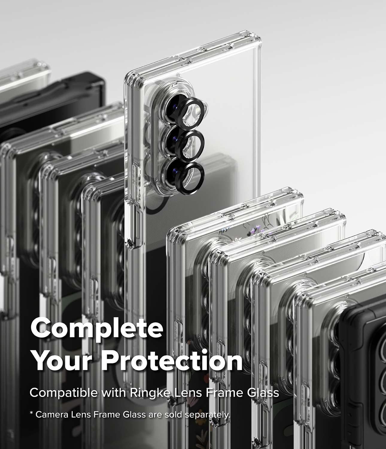 Samsung Galaxy Z Fold 7 Fusion cover, Gennemsigtig