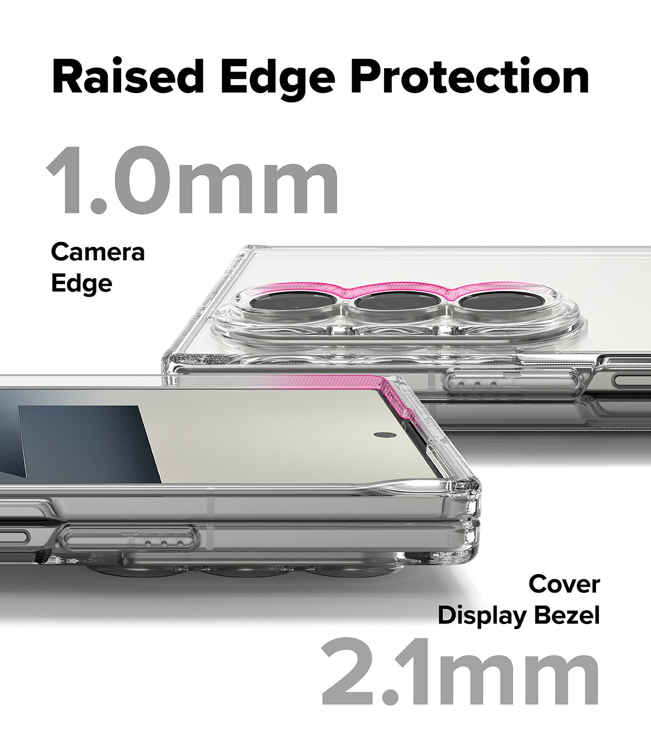 Samsung Galaxy Z Fold 7 Fusion cover, Gennemsigtig