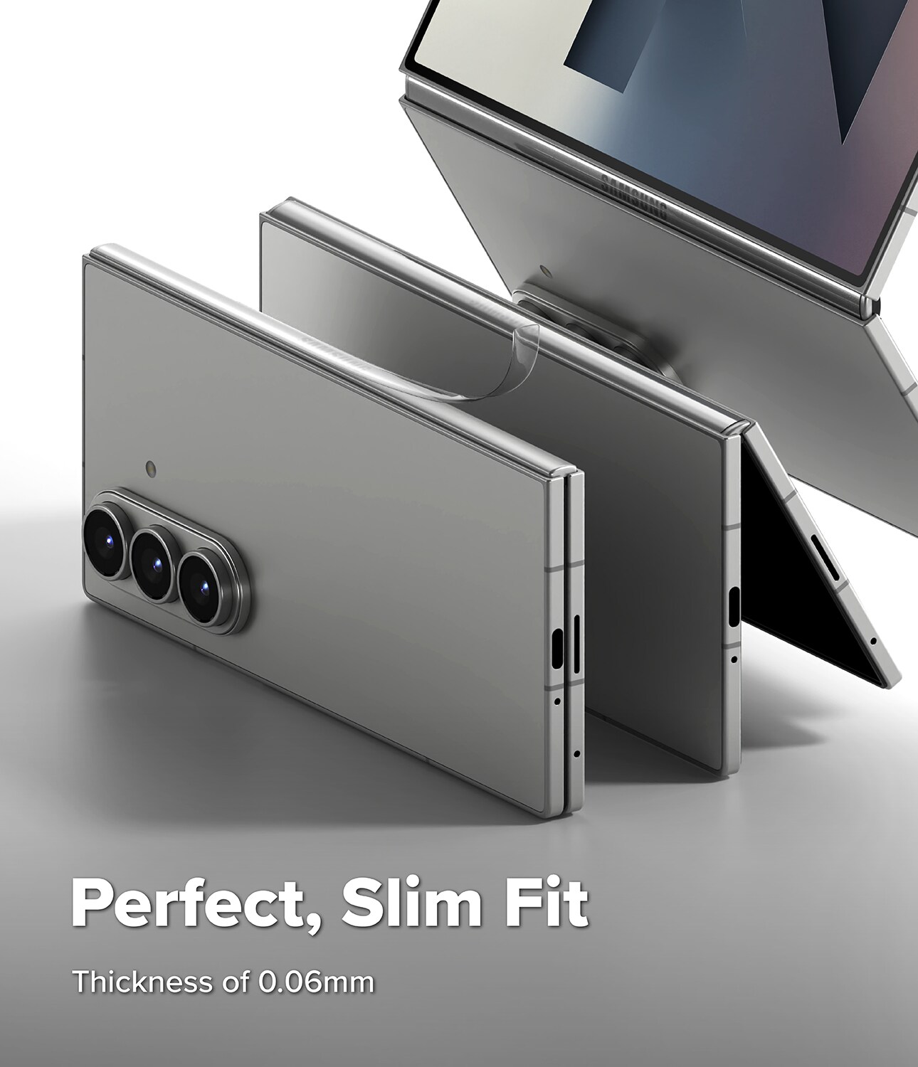 Samsung Galaxy Z Fold 7 Hinge beskyttelsesfilm - Dual Easy (2-pak)