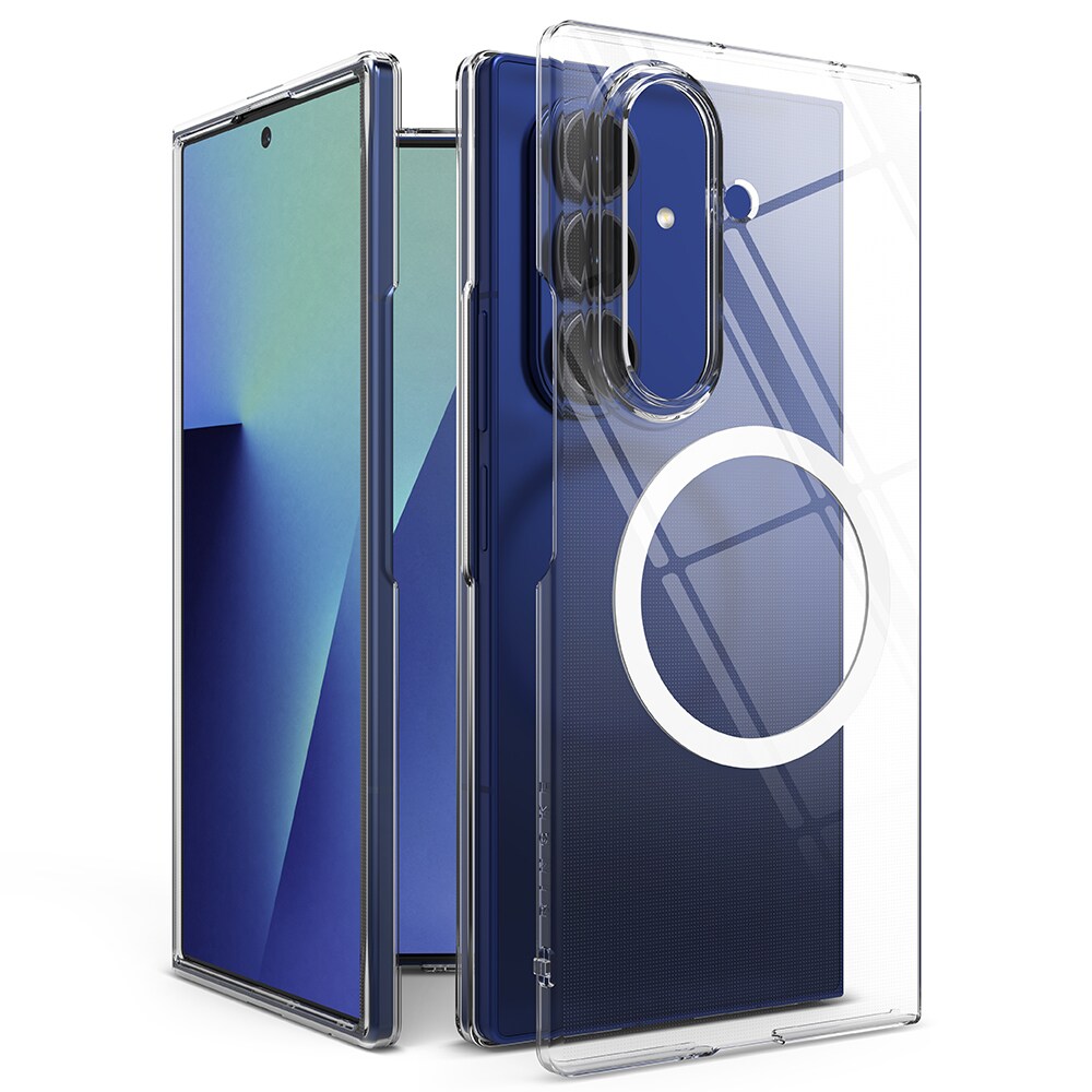 Samsung Galaxy Z Fold 7 Slim magnetisk cover, Gennemsigtig