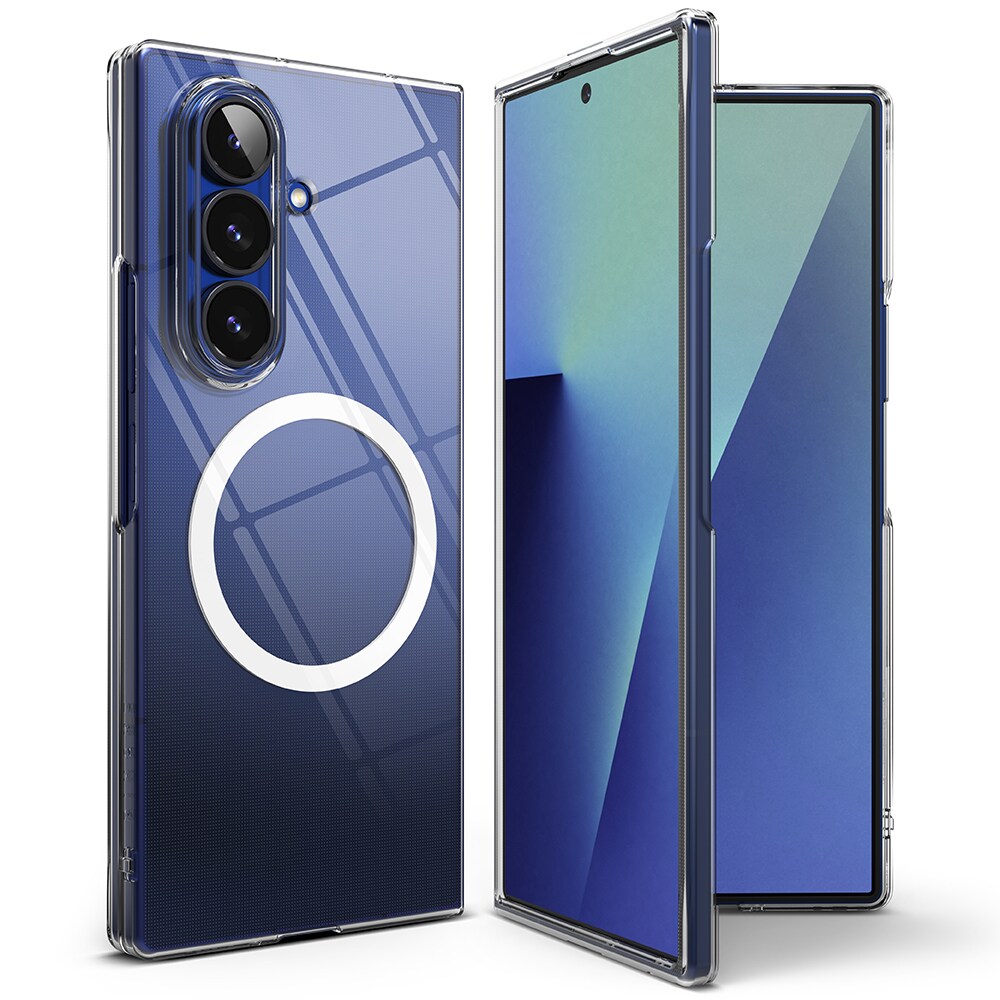 Samsung Galaxy Z Fold 7 Slim magnetisk cover, Gennemsigtig