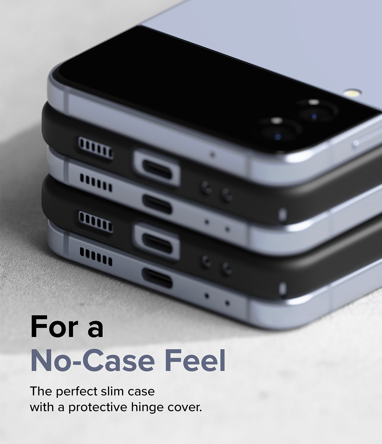 Samsung Galaxy Z Flip 4 Slim cover, Sort