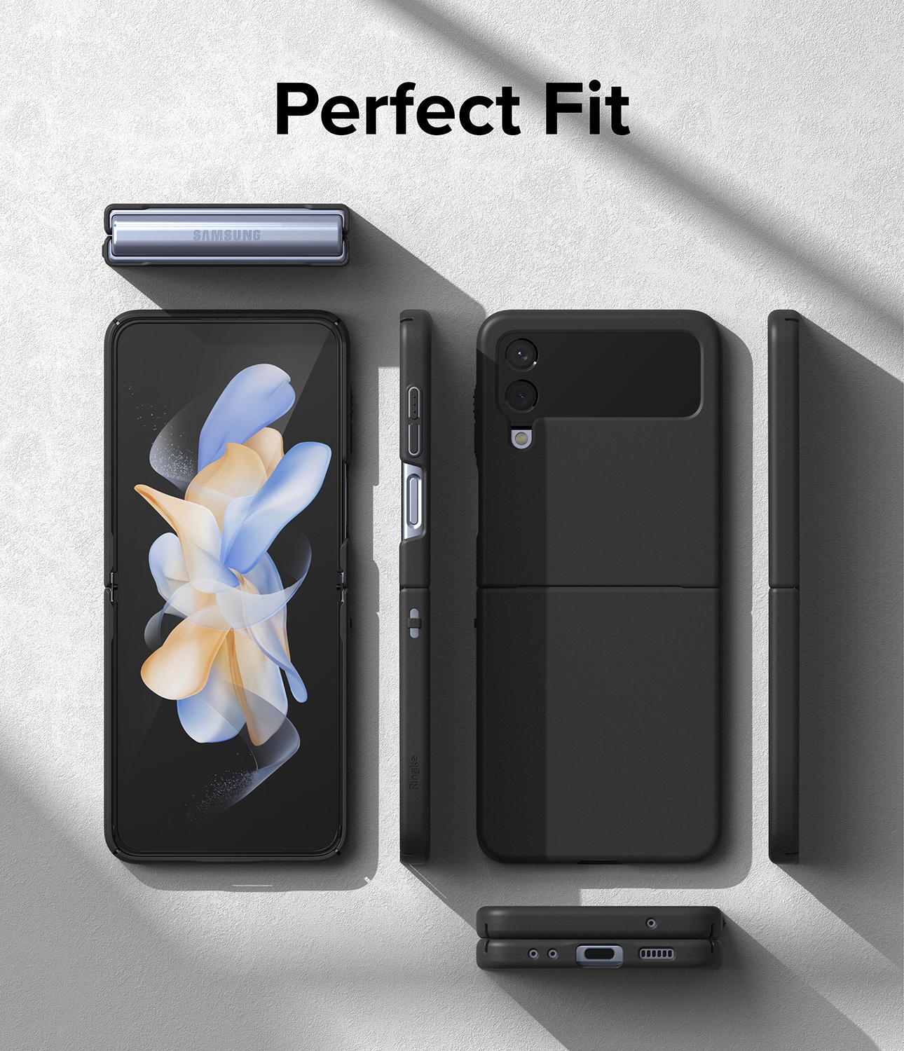 Samsung Galaxy Z Flip 4 Slim cover, Sort