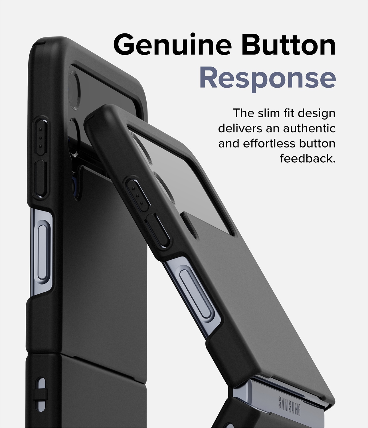 Samsung Galaxy Z Flip 4 Slim cover, Sort