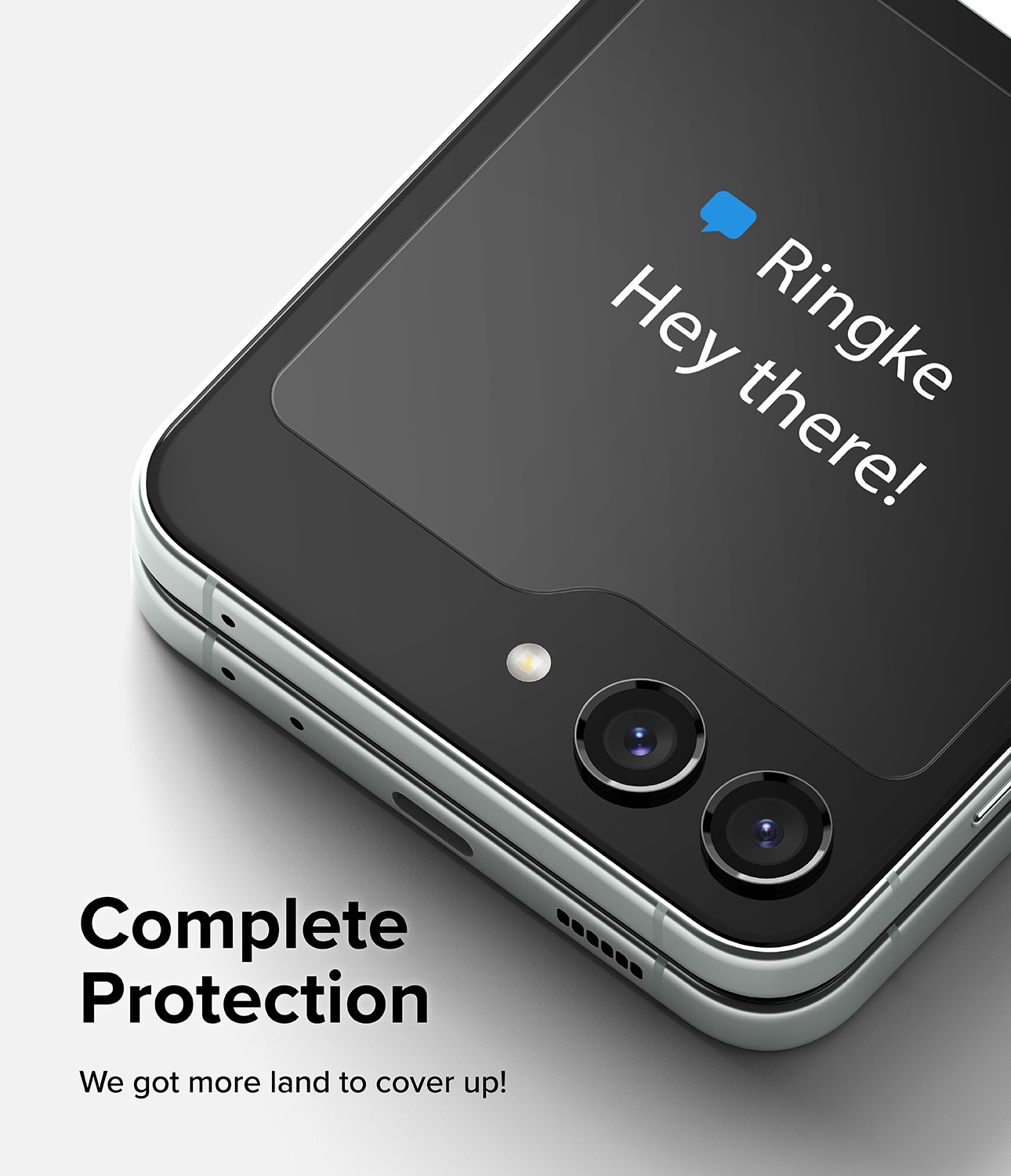 Samsung Galaxy Z Flip 5 Ydre skærmbeskytter i glas (2-pak)