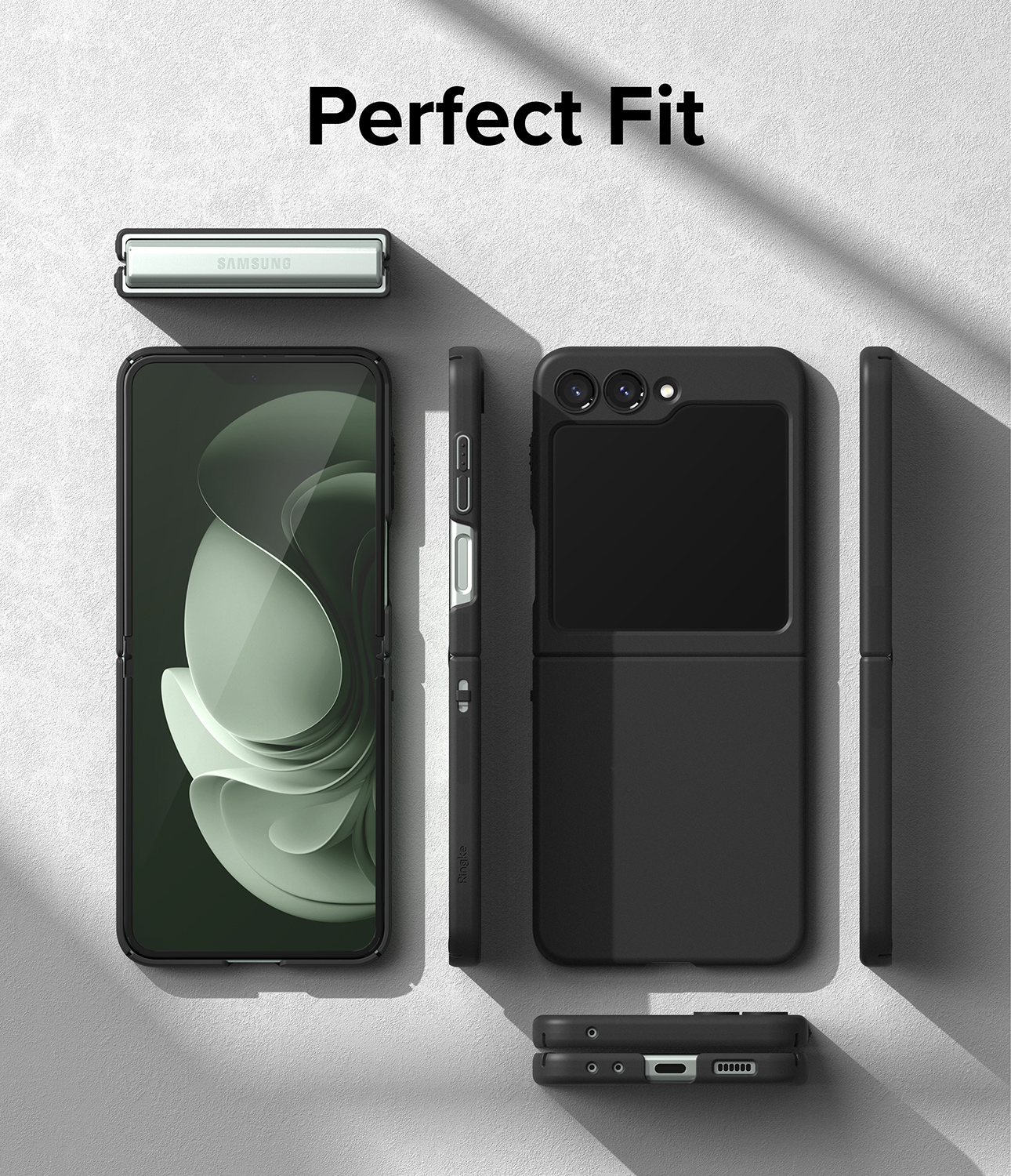 Samsung Galaxy Z Flip 5 Slim cover, Sort