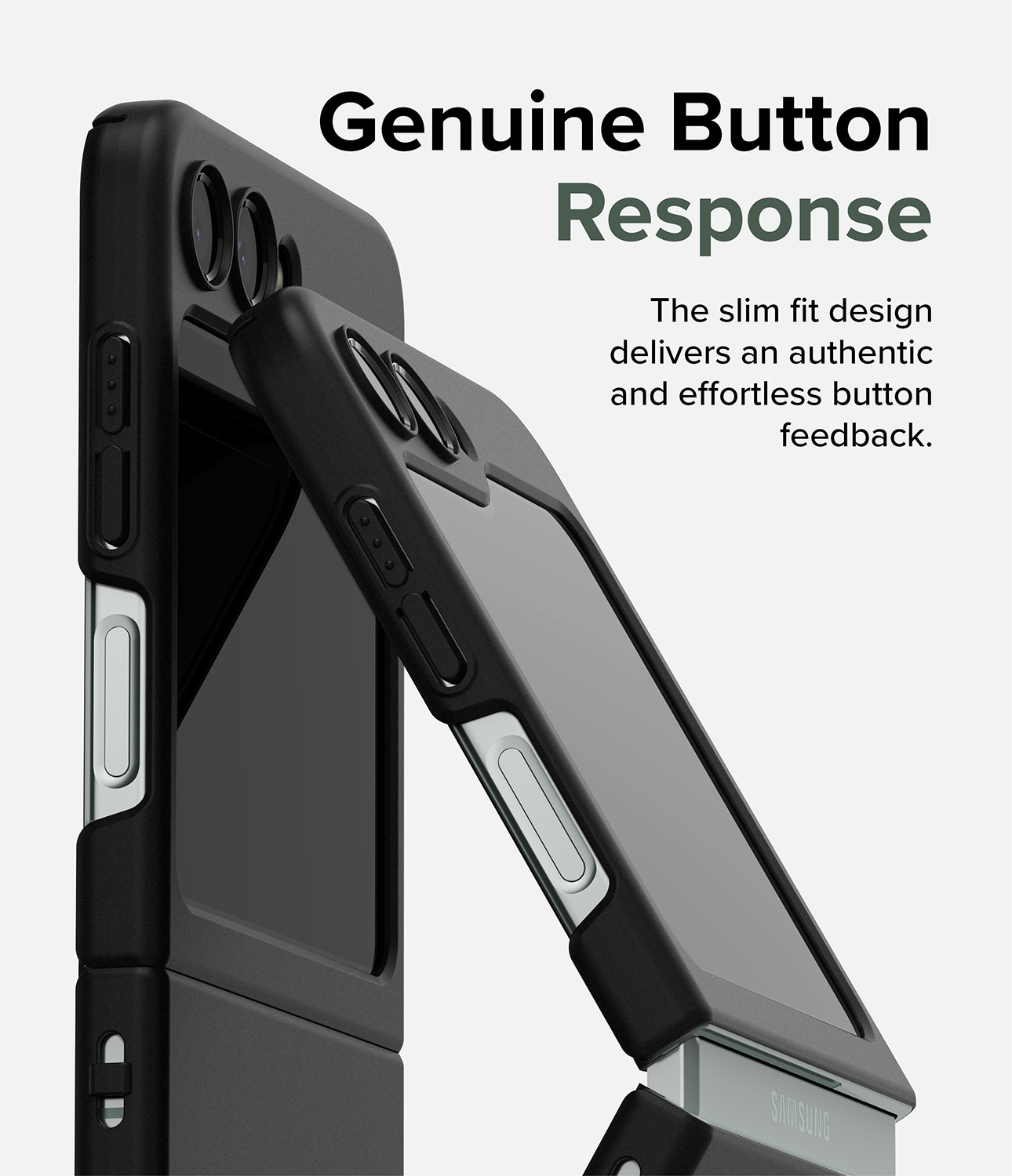 Samsung Galaxy Z Flip 5 Slim cover, Sort