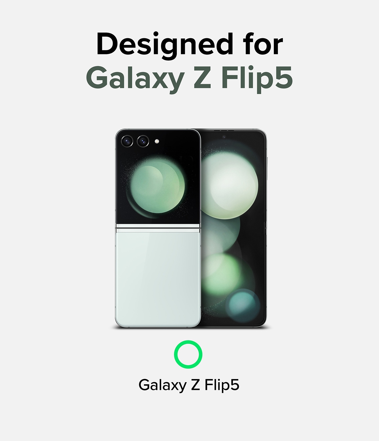 Samsung Galaxy Z Flip 5 Slim cover, Gennemsigtig