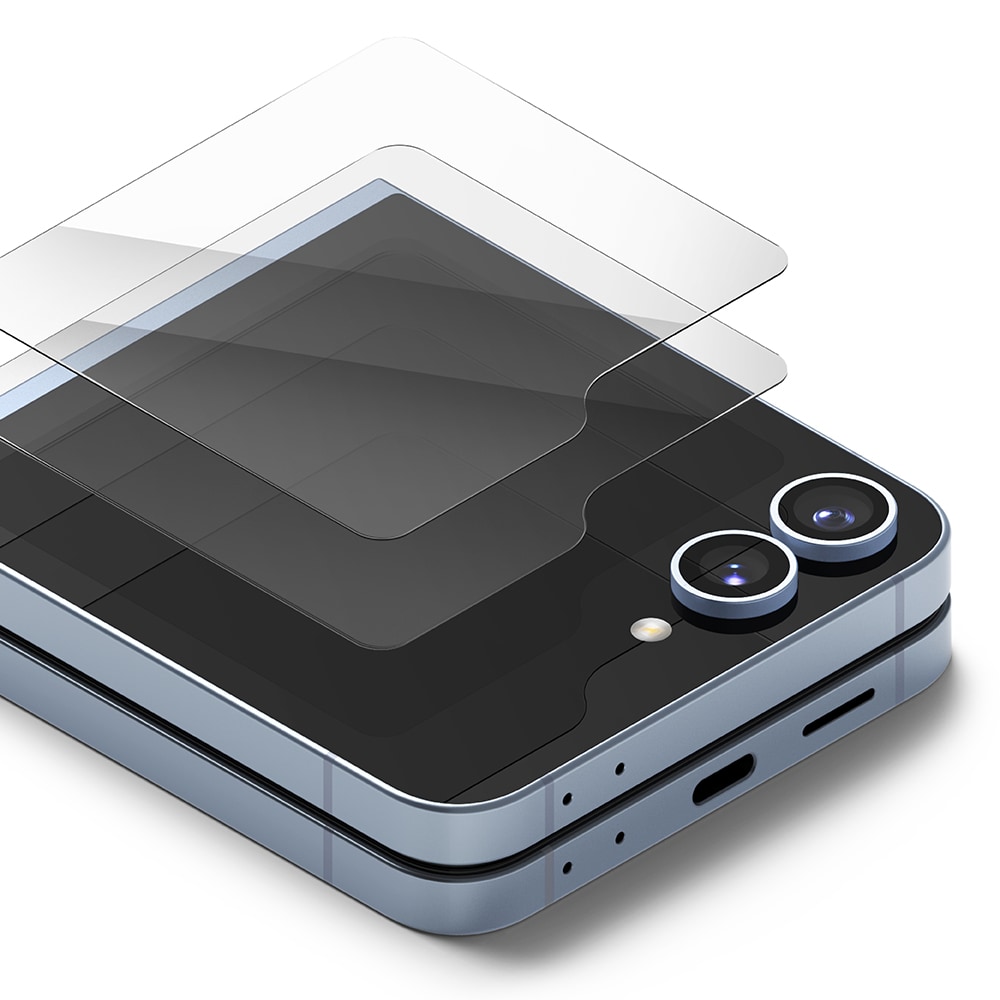 Samsung Galaxy Z Flip 7 FE Ydre skærmbeskytter i glas (2-pak)