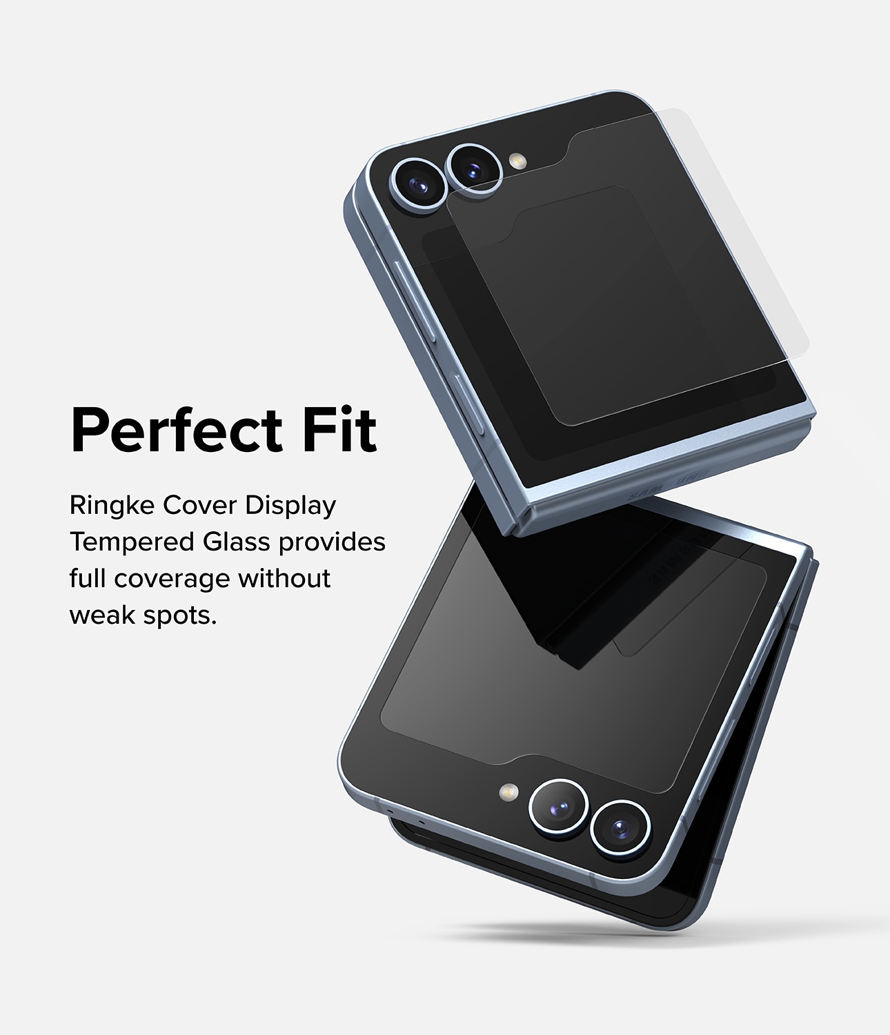 Samsung Galaxy Z Flip 7 FE Ydre skærmbeskytter i glas (2-pak)