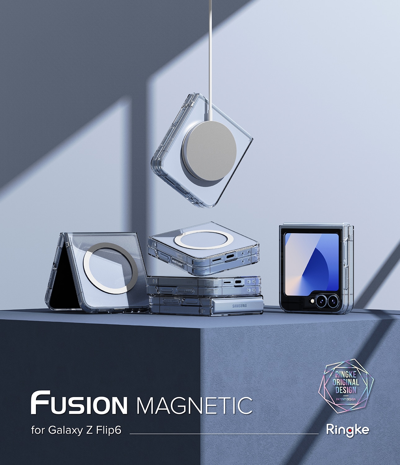 Samsung Galaxy Z Flip 7 FE Fusion MagSafe cover, Gennemsigtig