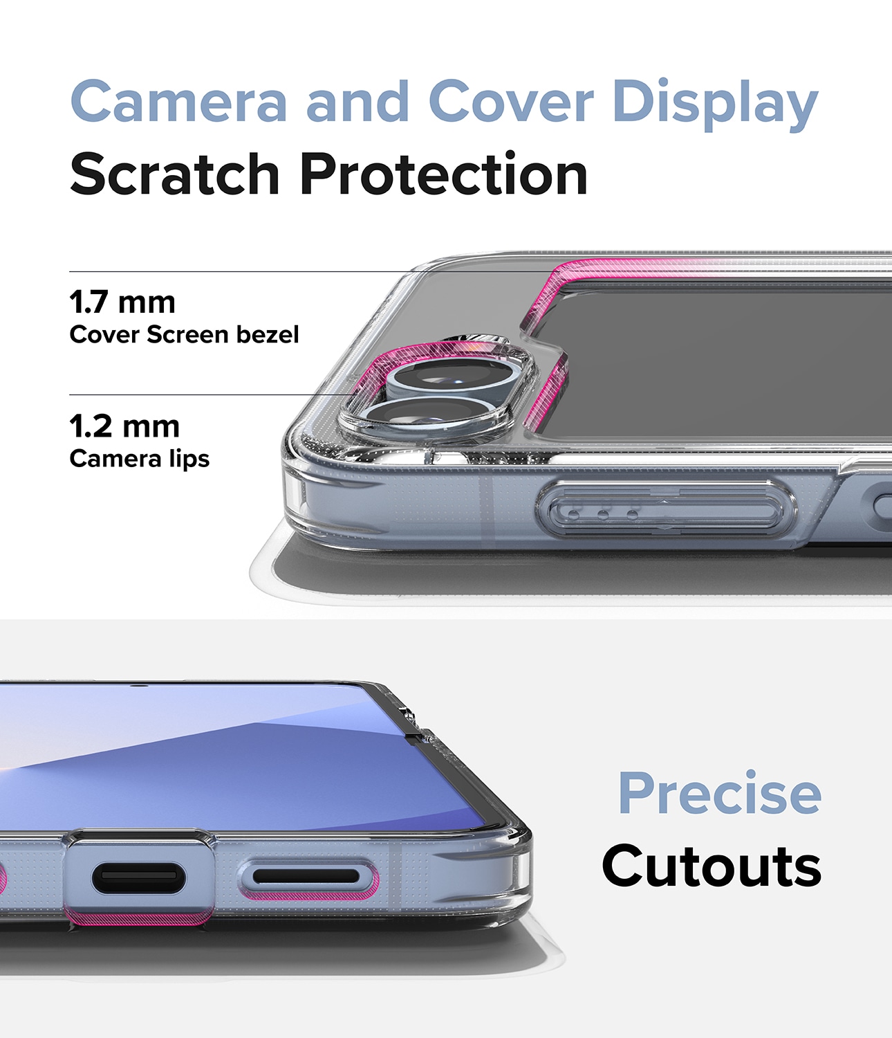Samsung Galaxy Z Flip 7 FE Fusion MagSafe cover, Gennemsigtig