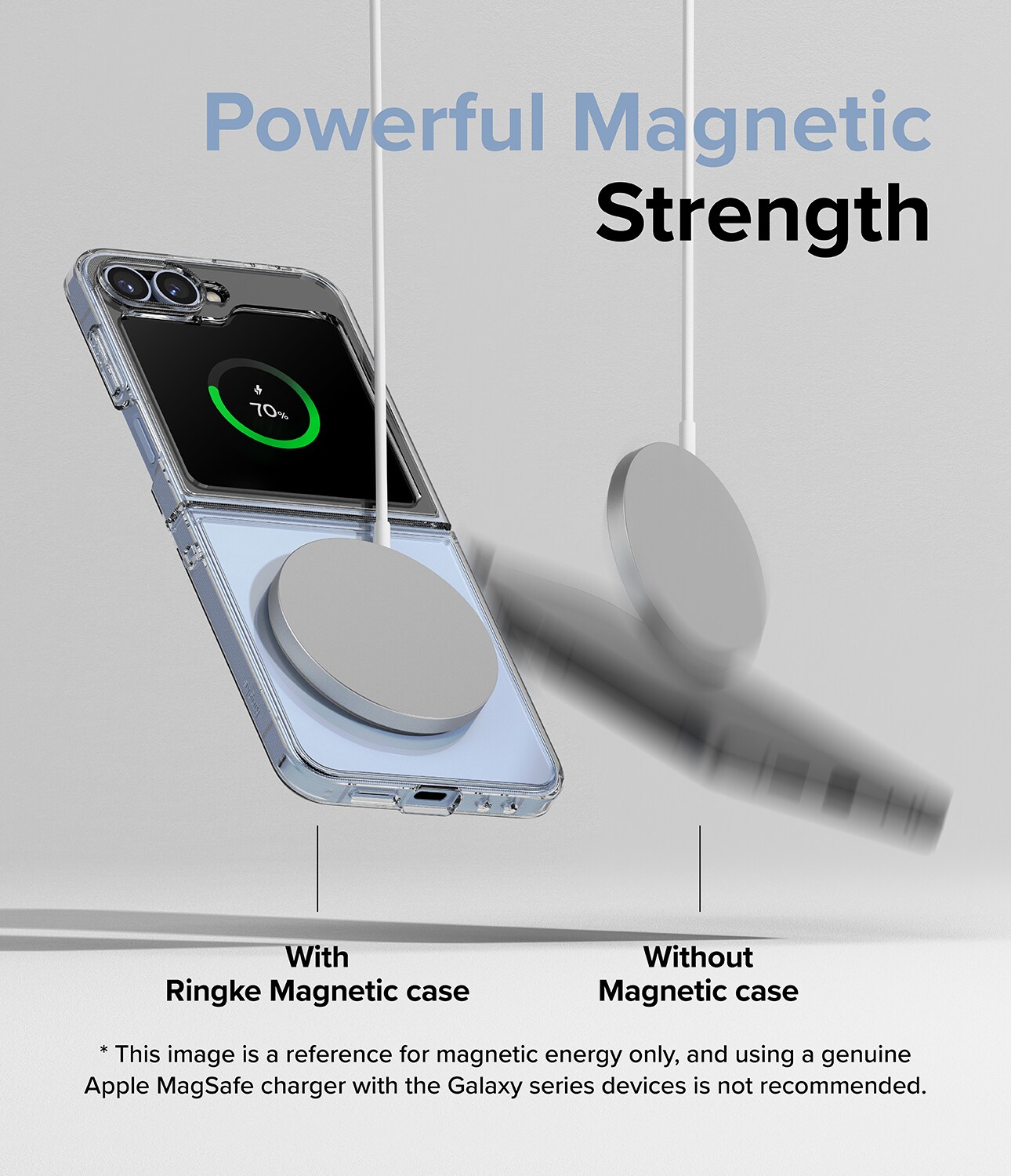 Samsung Galaxy Z Flip 7 FE Fusion MagSafe cover, Gennemsigtig