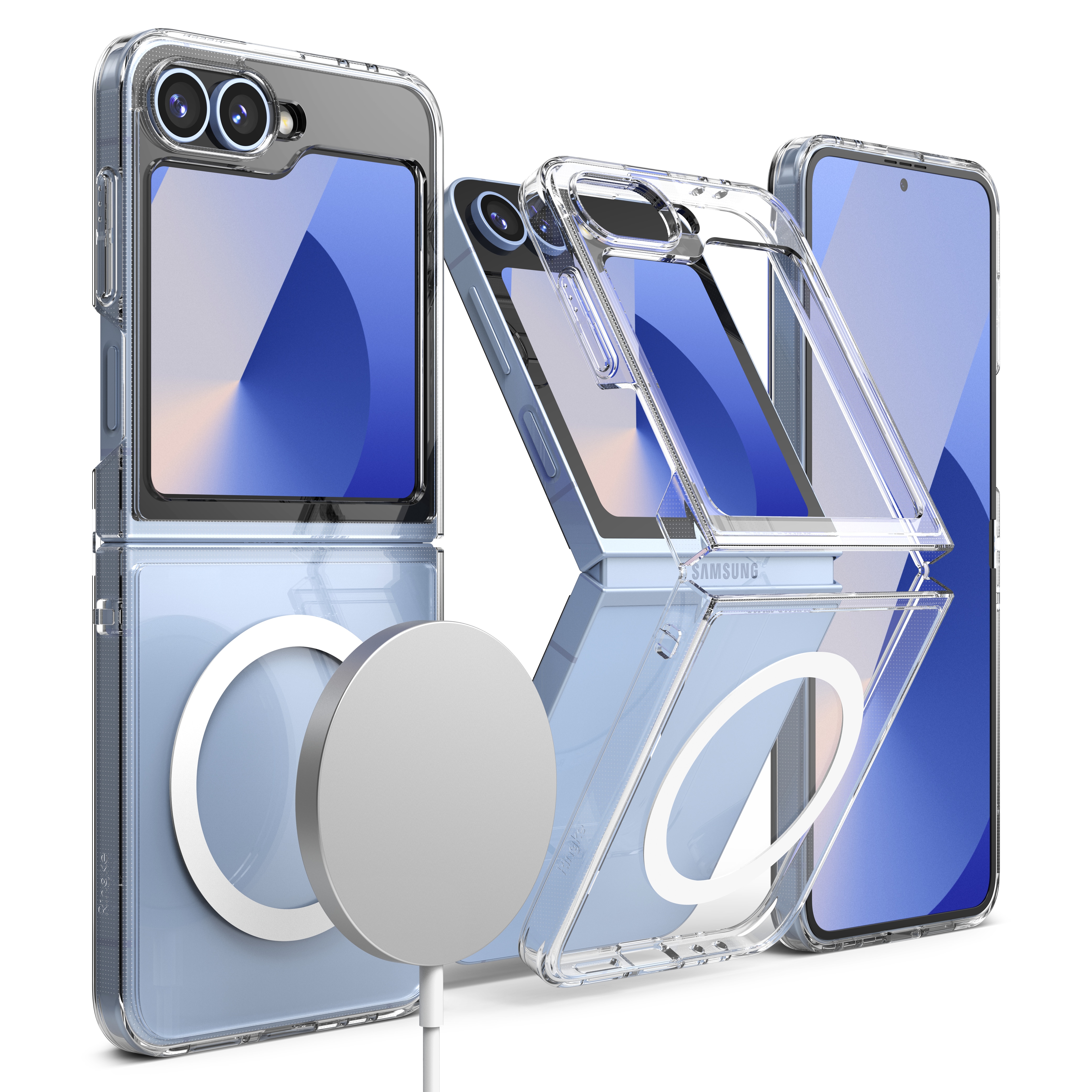 Samsung Galaxy Z Flip 7 FE Fusion MagSafe cover, Gennemsigtig