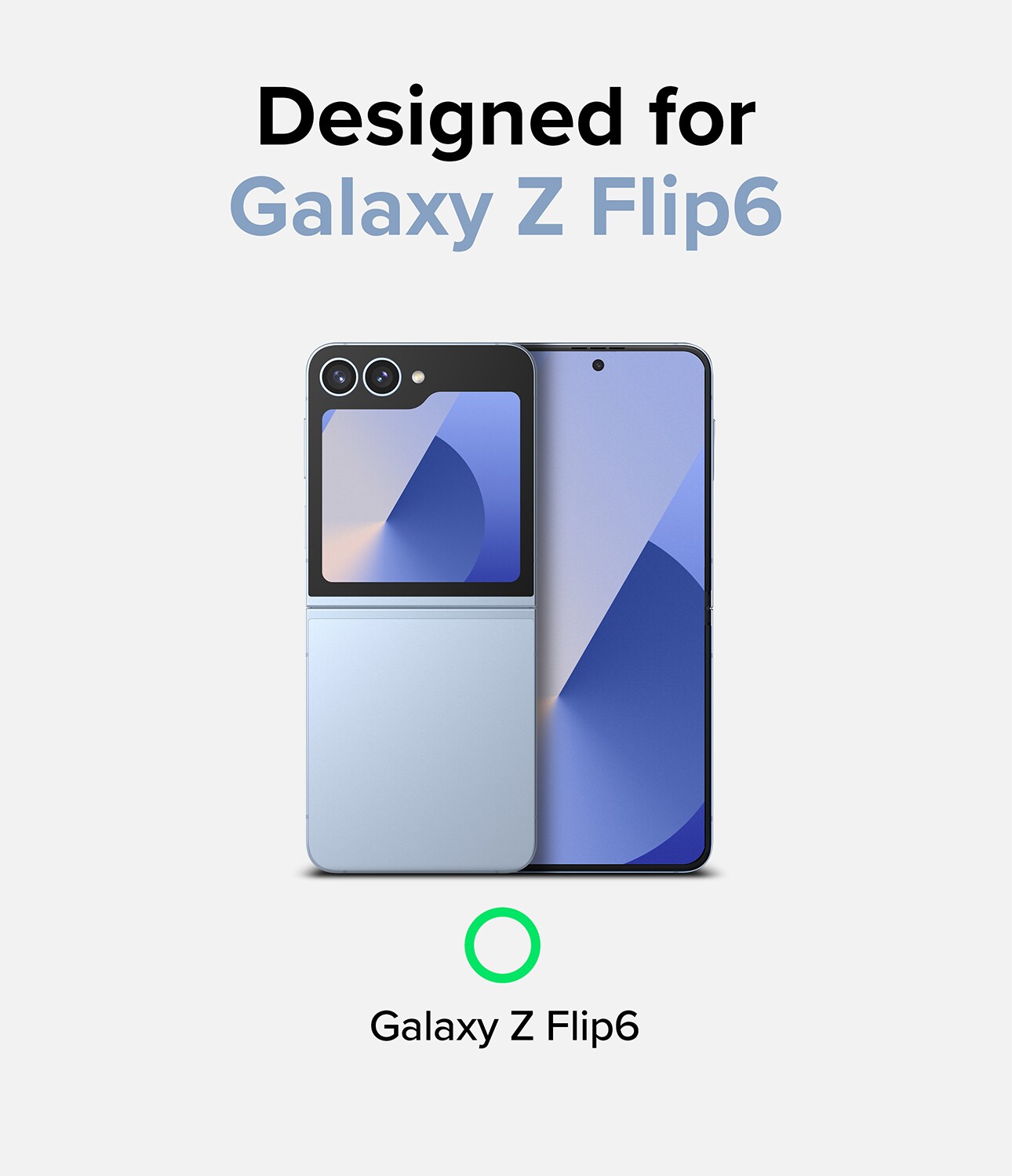 Samsung Galaxy Z Flip 7 FE Slim cover, Sort