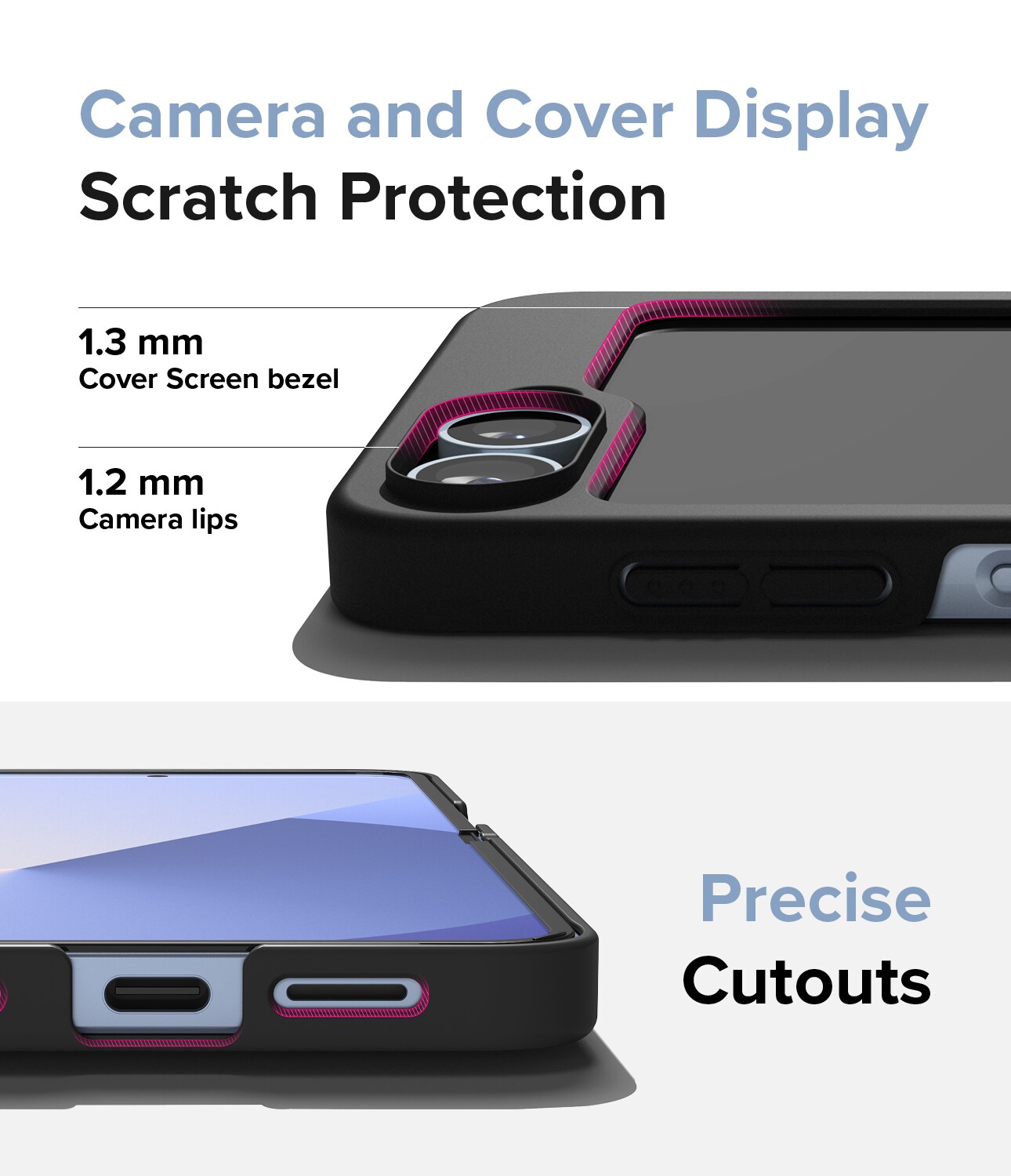 Samsung Galaxy Z Flip 7 FE Slim cover, Sort