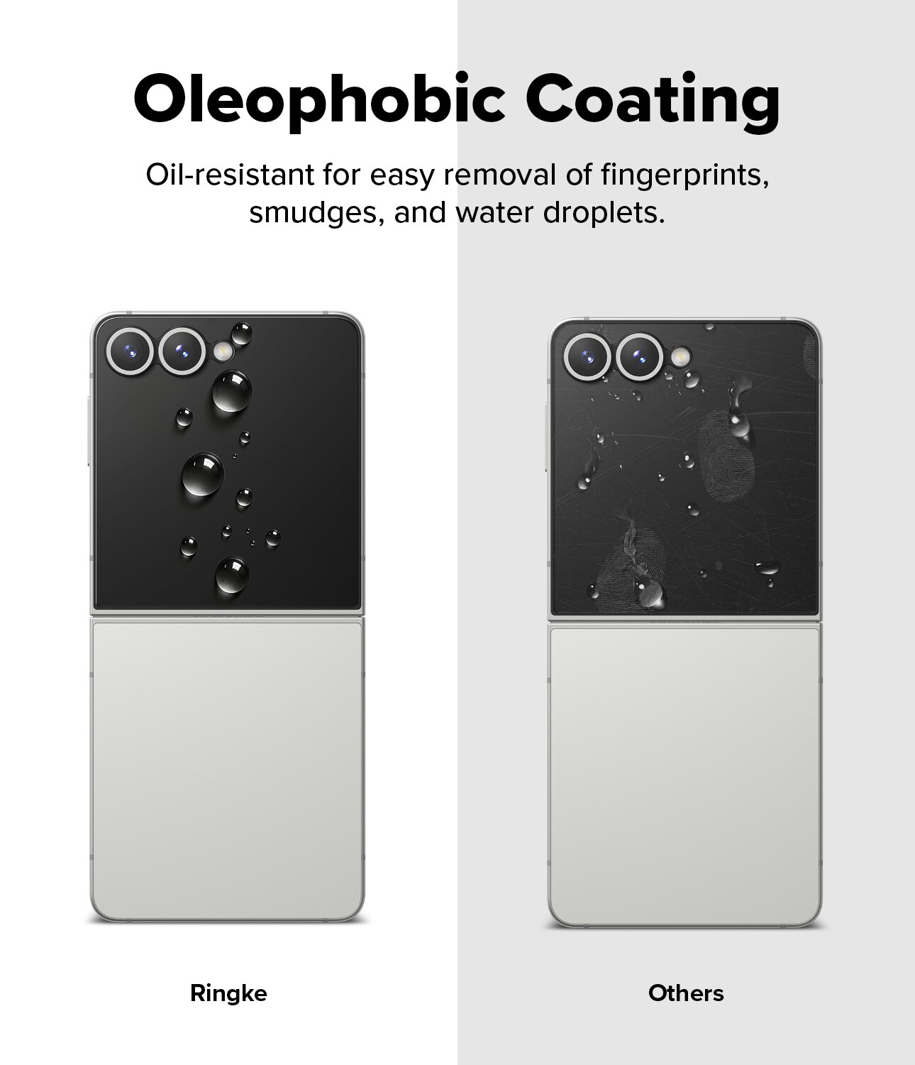 Samsung Galaxy Z Flip 7 Ydre skærmbeskytter i glas med installationsramme (2-pak)